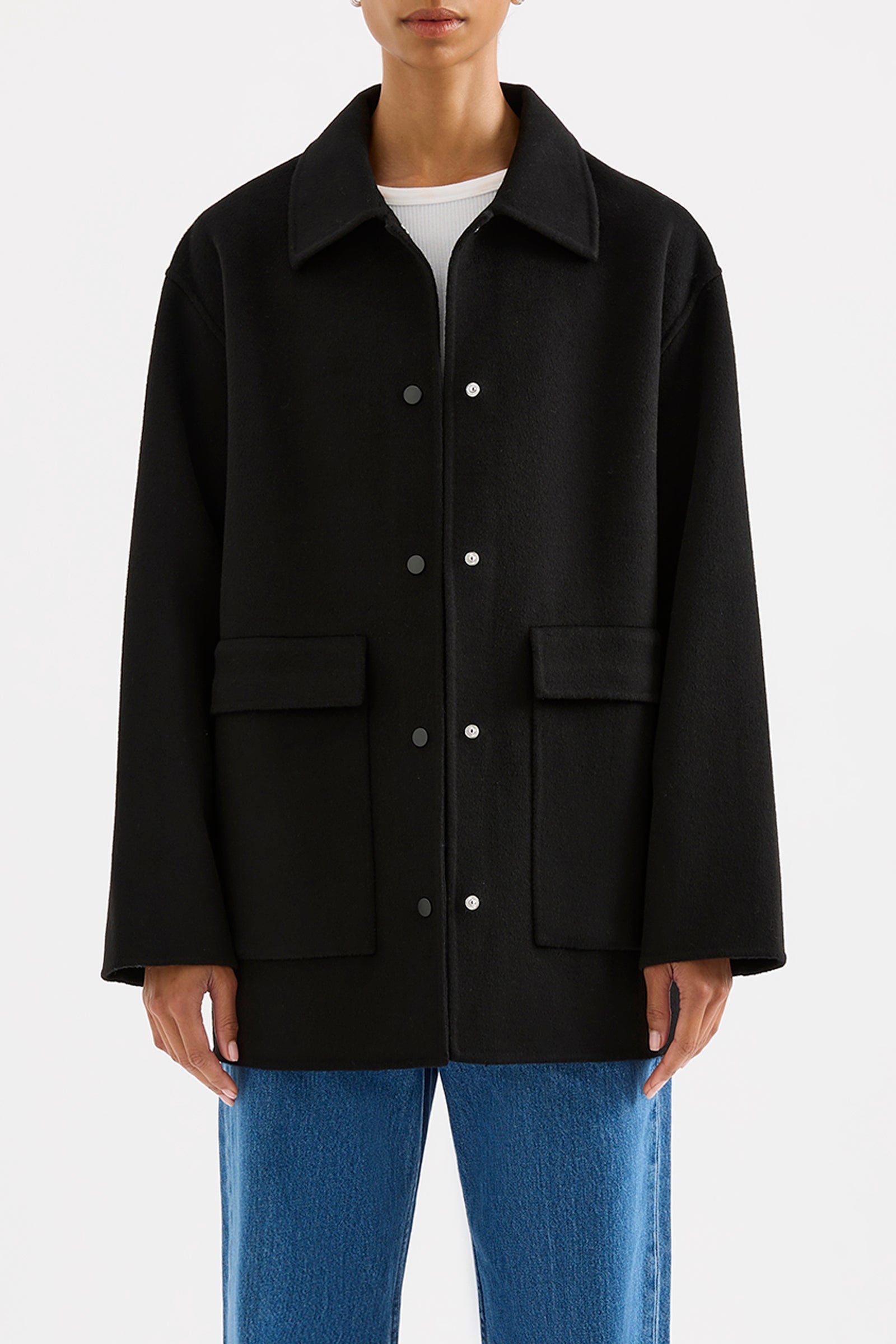 Levi Wool Coat Black 