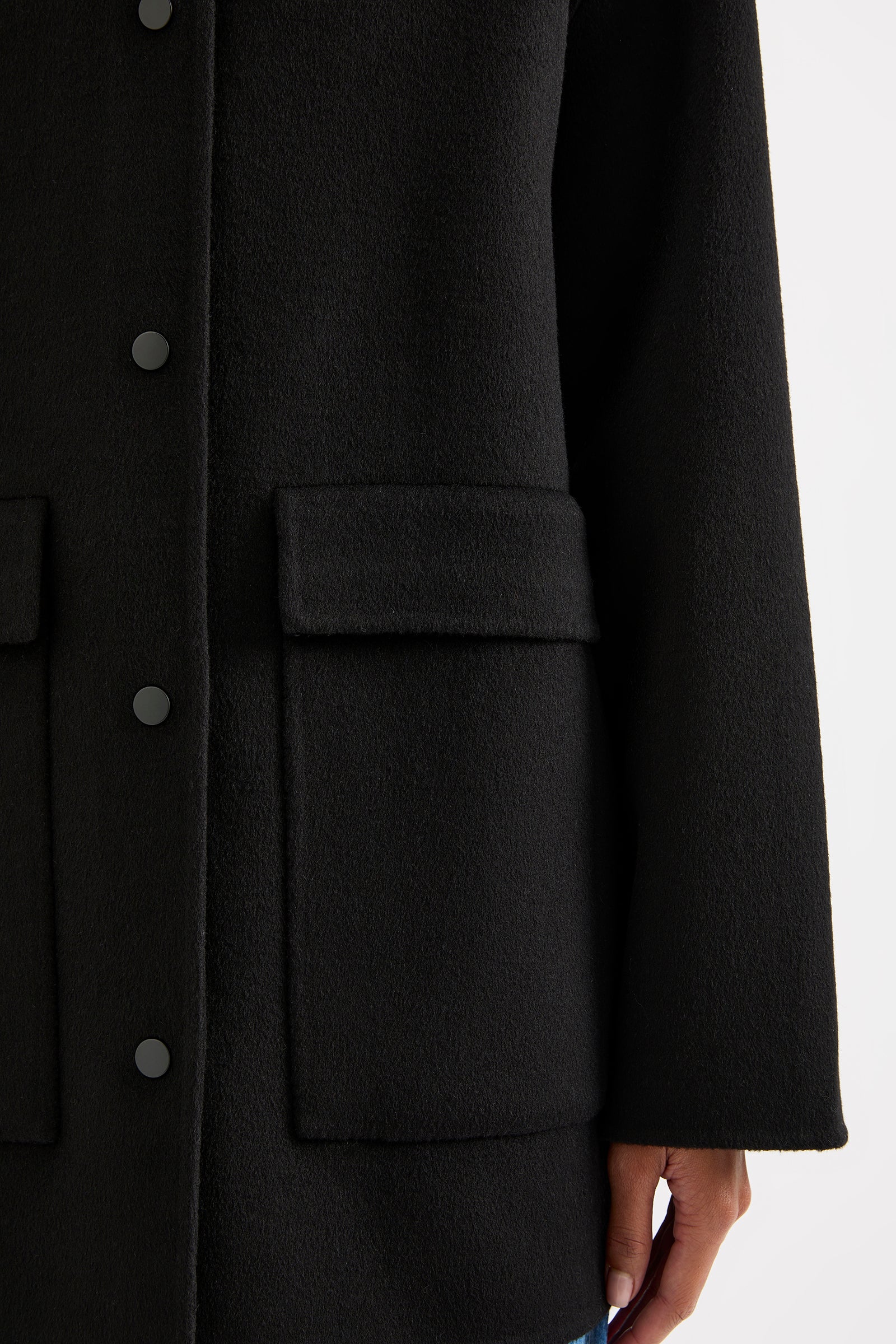 Levi Wool Coat Black 