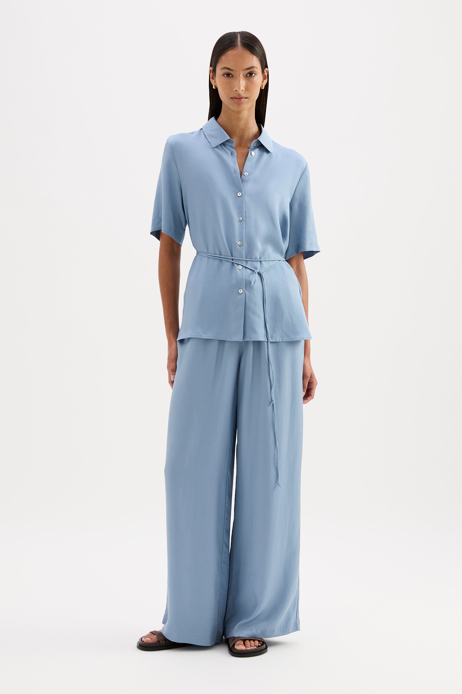 Lawton Tencel Pant Frost 