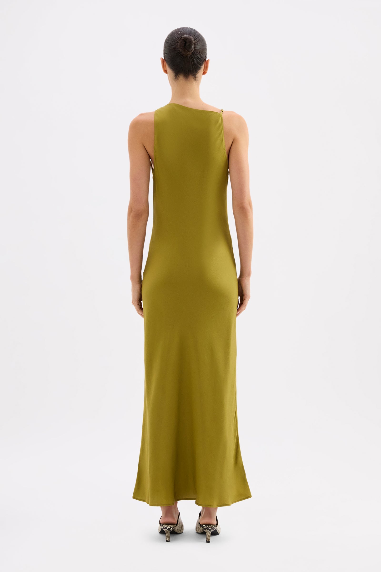 Anthea Tencel Maxi Dress Avocado 