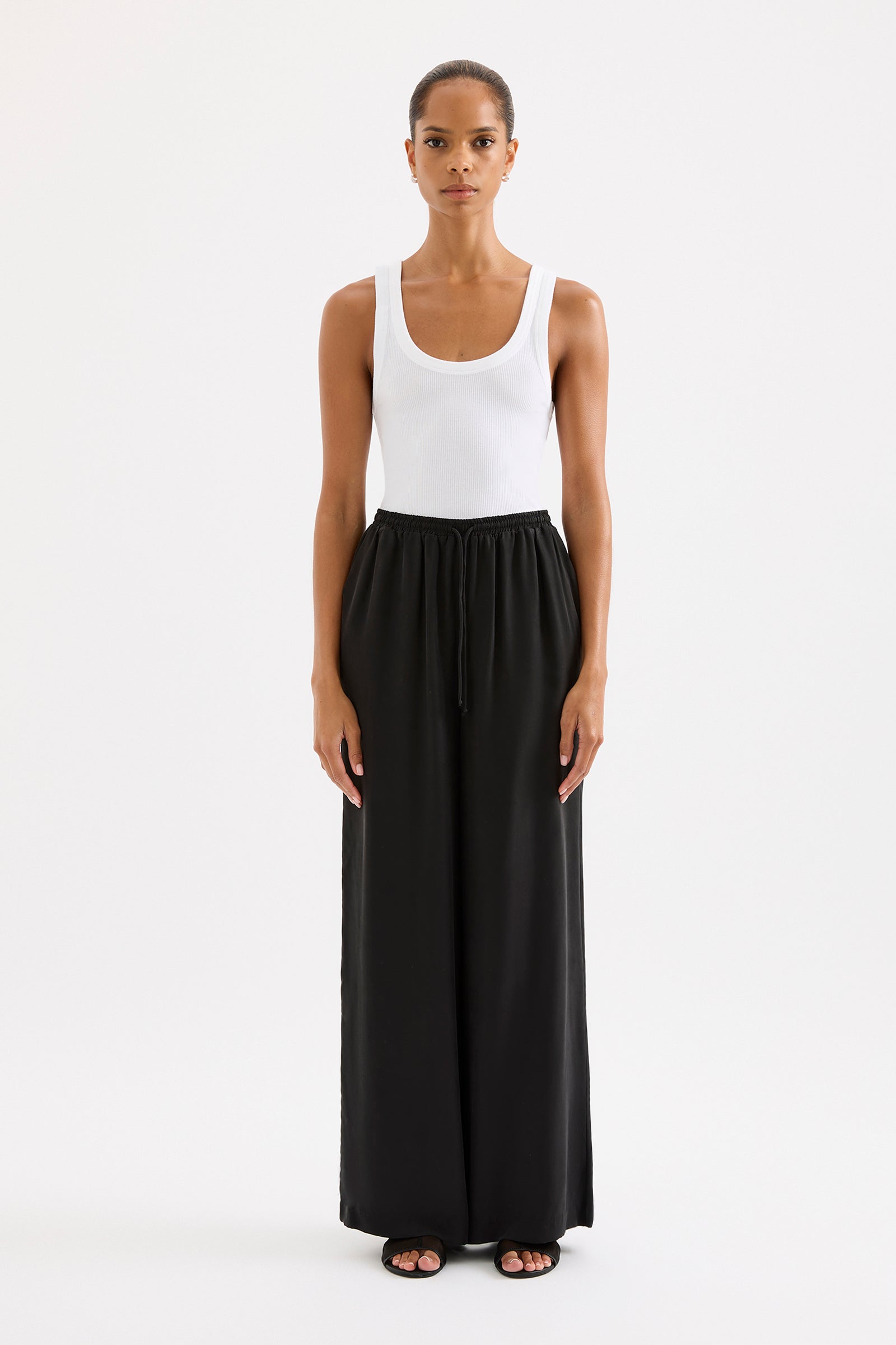 Rika Cupro Pant Black 