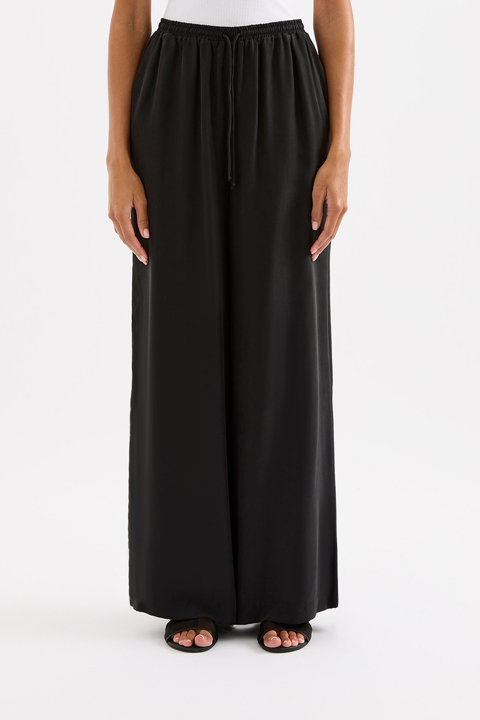 Rika Cupro Pant Black 