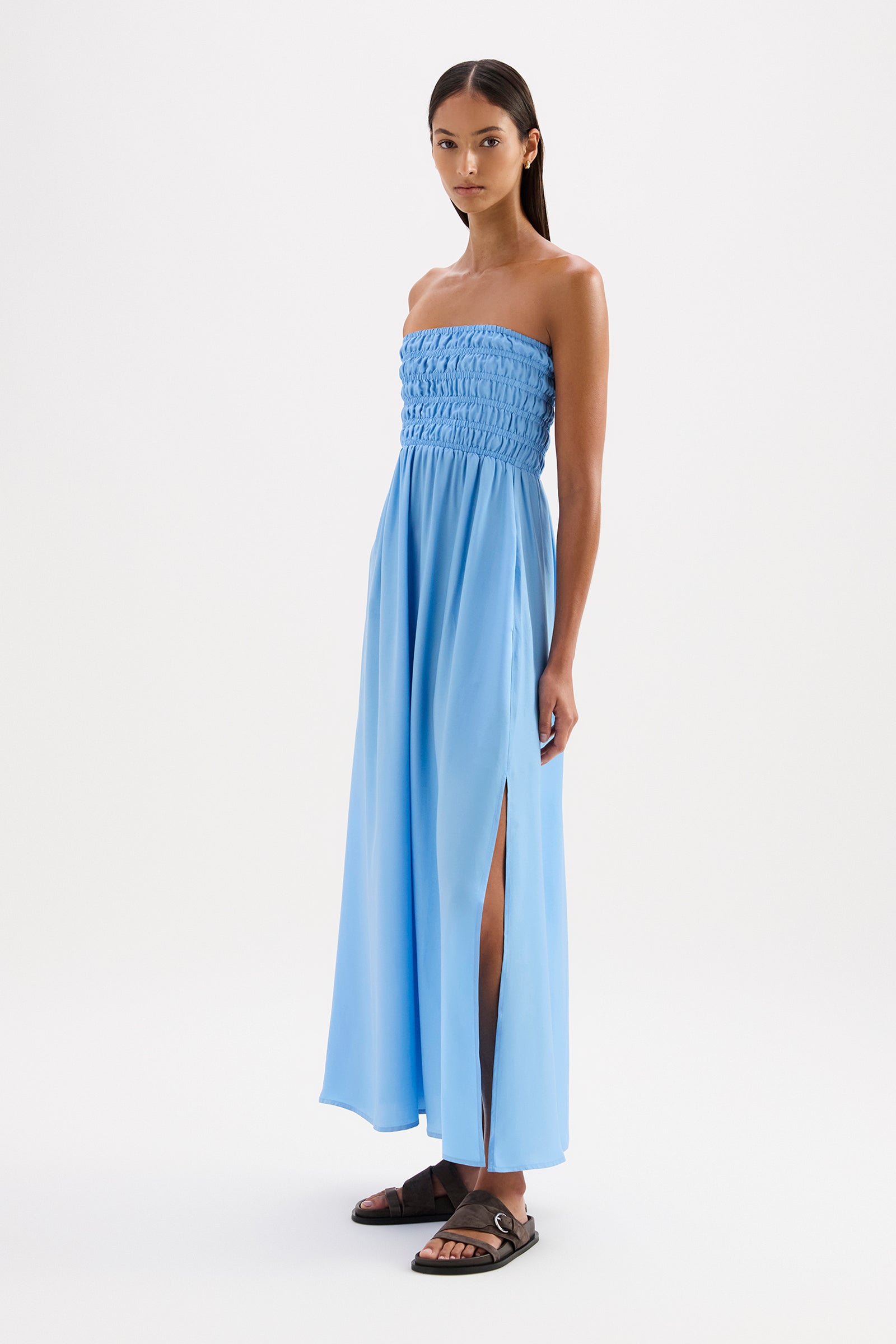 Zuri Tencel Maxi Dress Horizon 