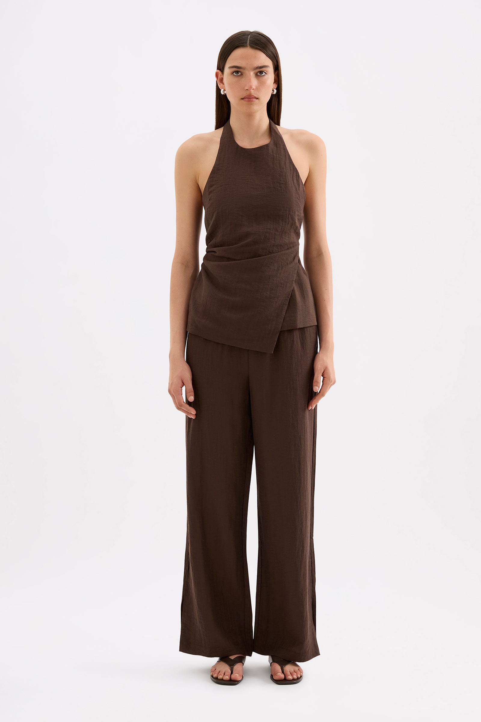 Juno Halter Top Chocolate 