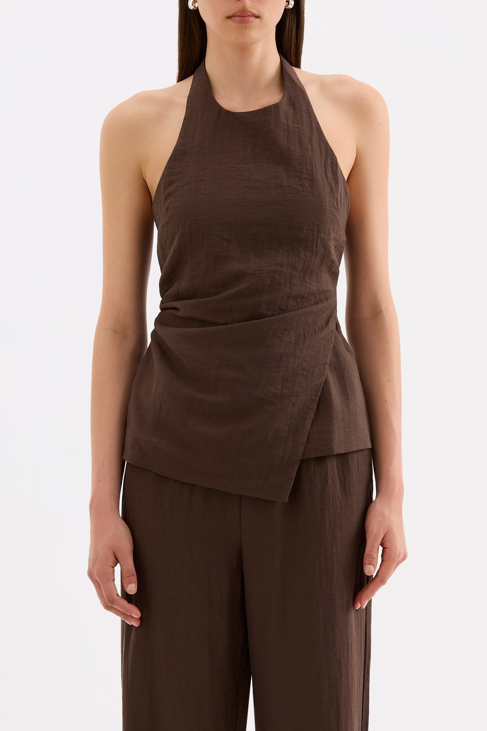Juno Halter Top Chocolate 