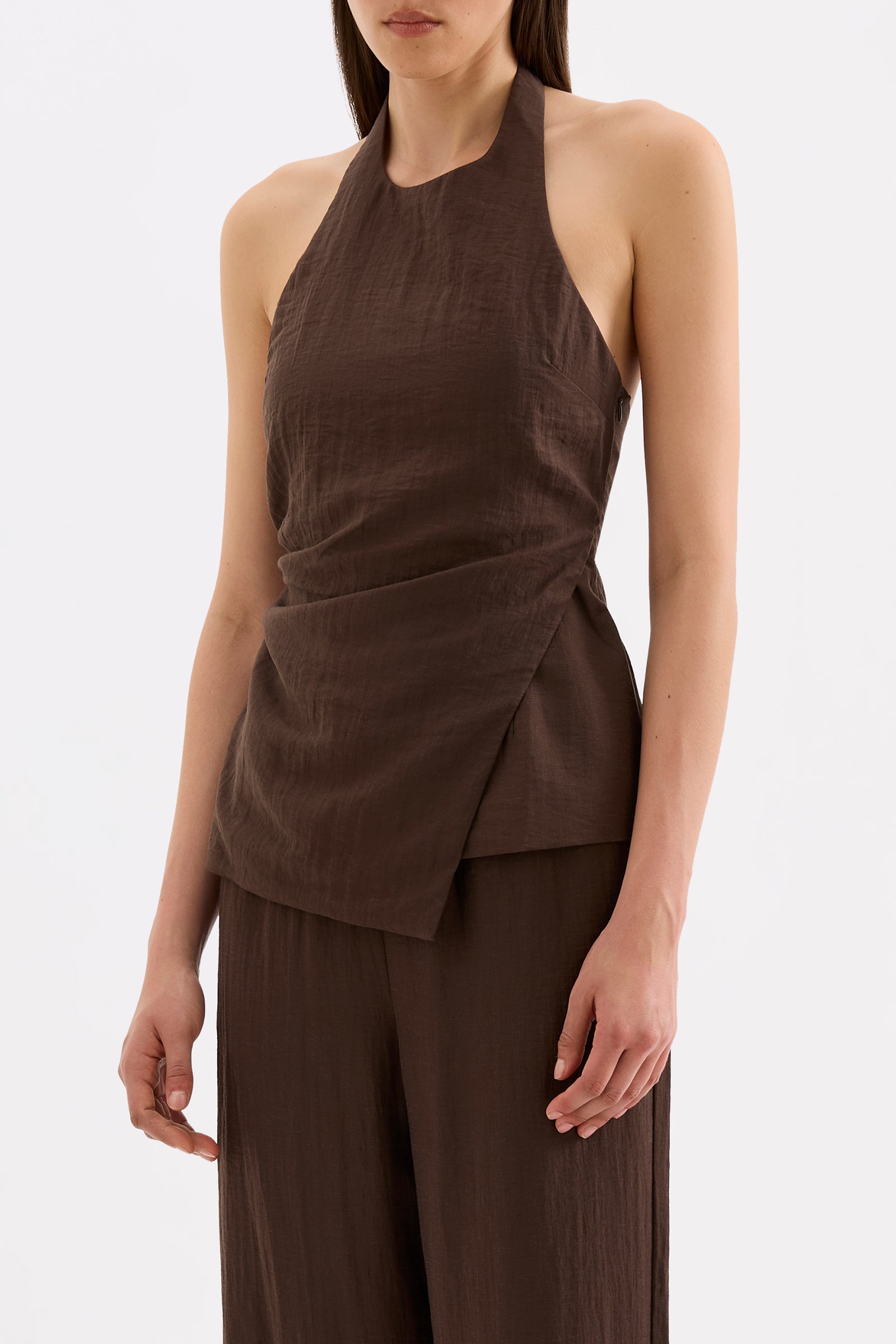 Juno Halter Top Chocolate 