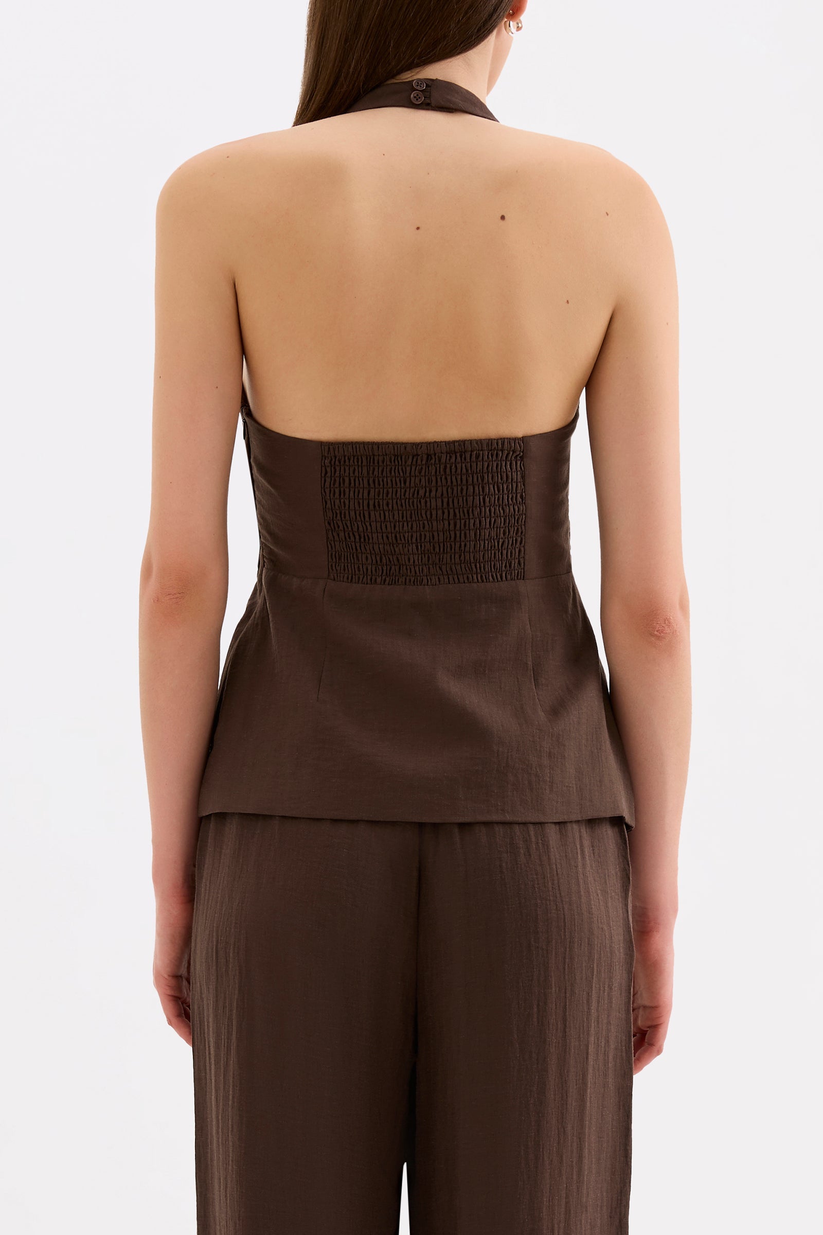 Juno Halter Top Chocolate 