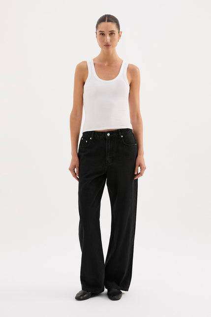 Organic Baggy Jean Vintage Black 