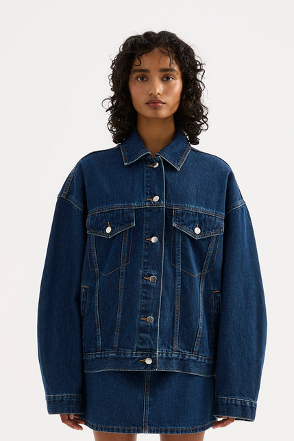 Sia Denim Jacket Force Blue 