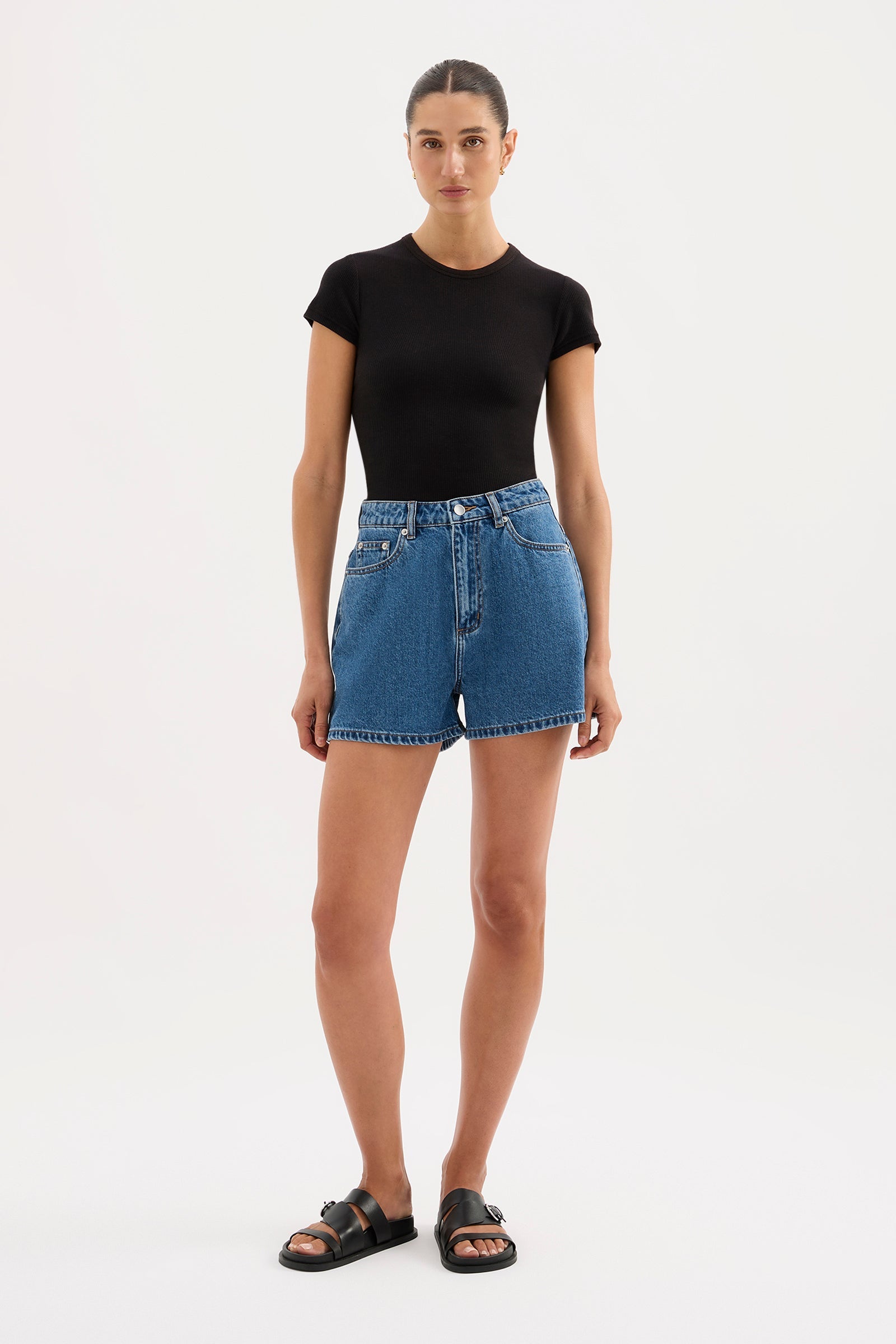 Organic Mom Short Royal Blue 