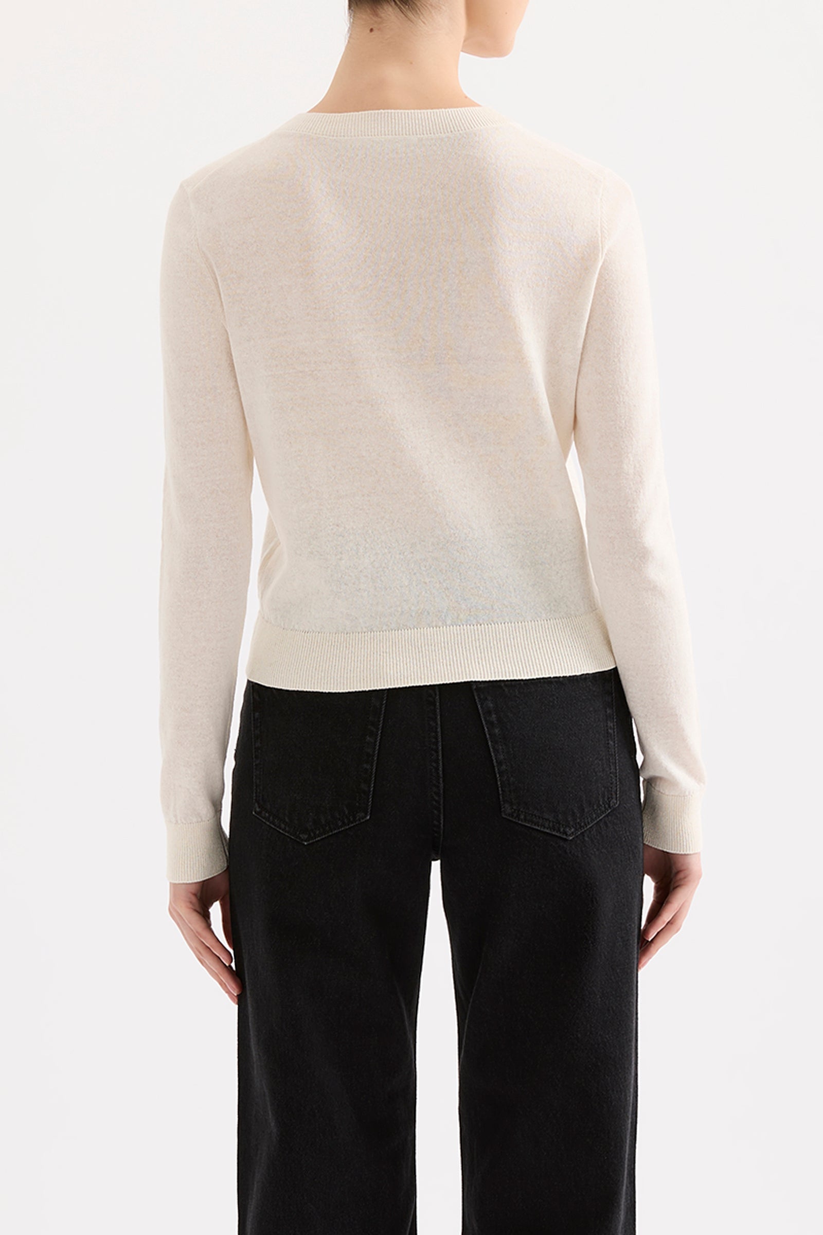 Louie Linen Blend Cardigan Salt 