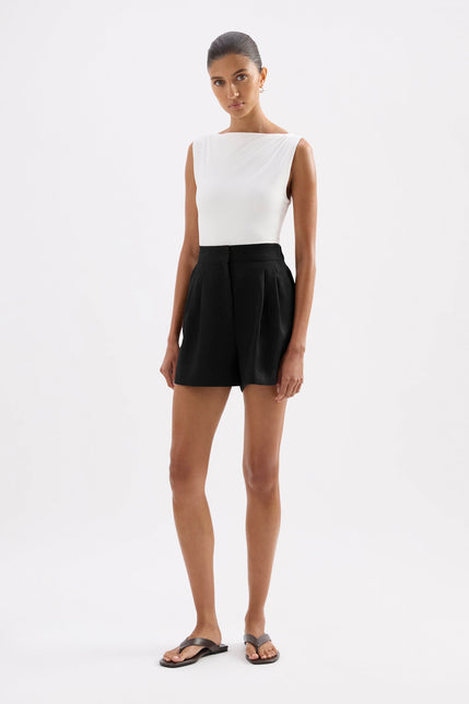 Thilda Tailored Short Black 