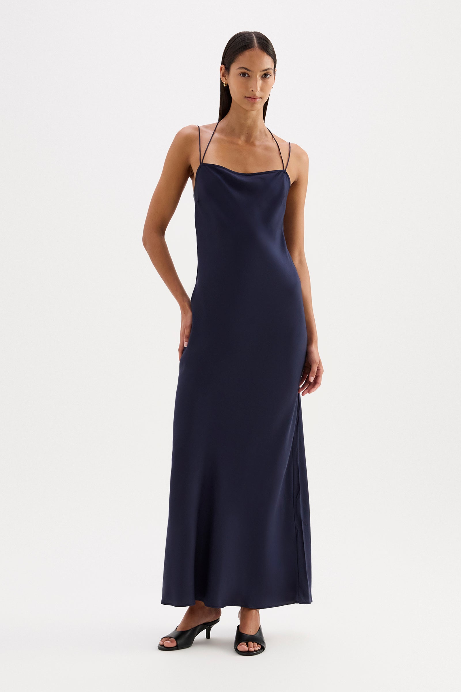 Lawton Tencel Dress Midnight 