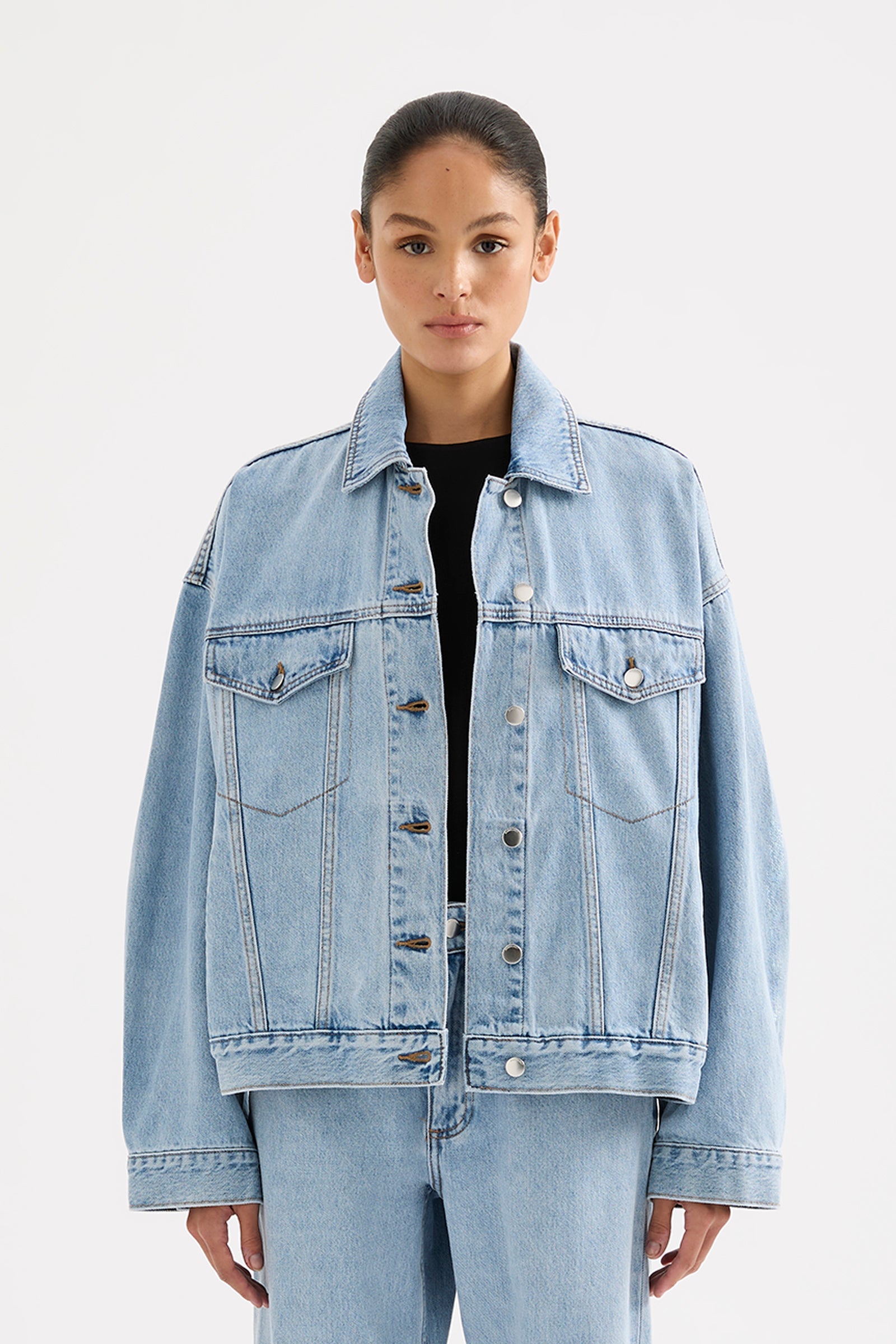 Shop Sia Denim Jacket | Nude Lucy