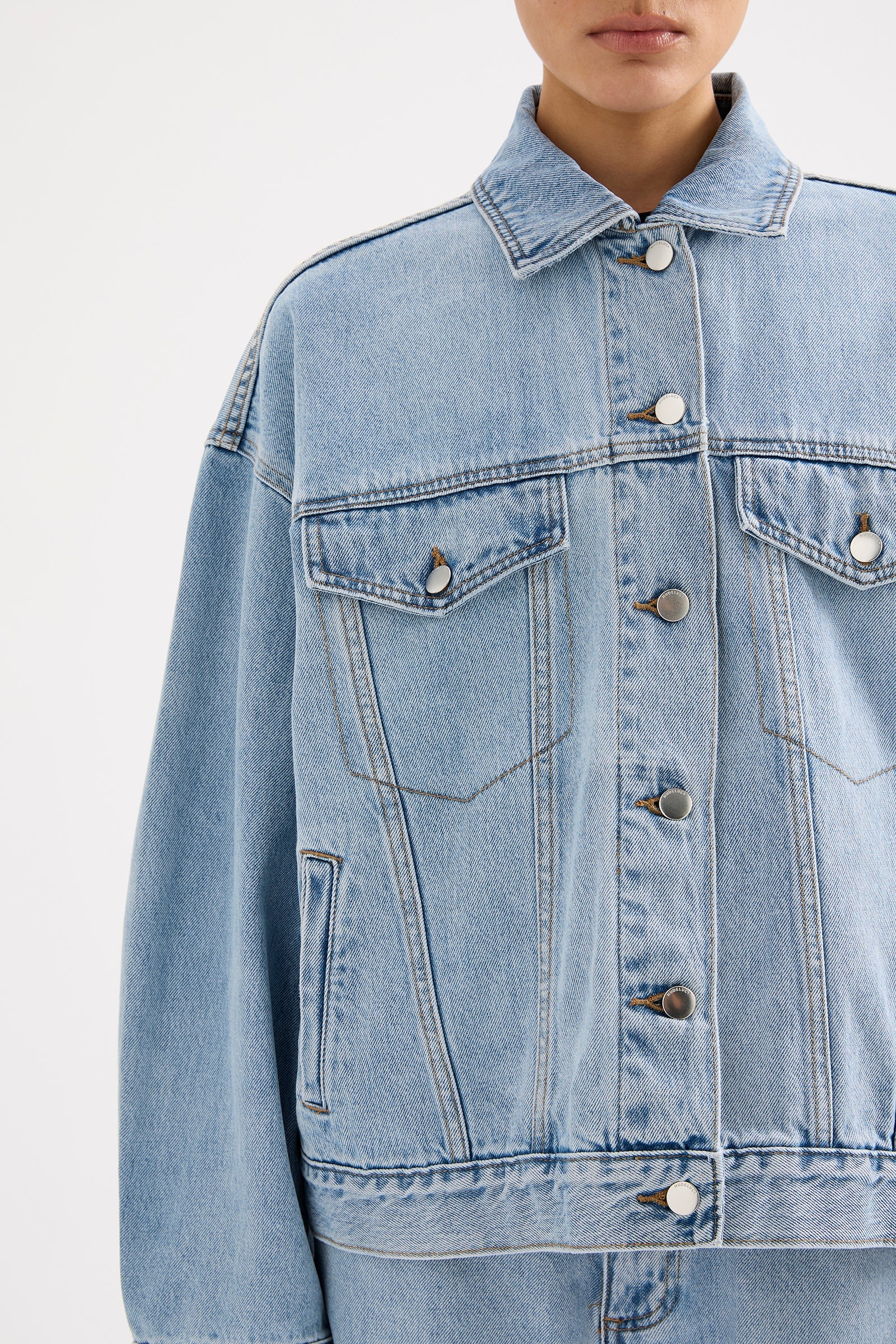 Shop Sia Denim Jacket | Nude Lucy