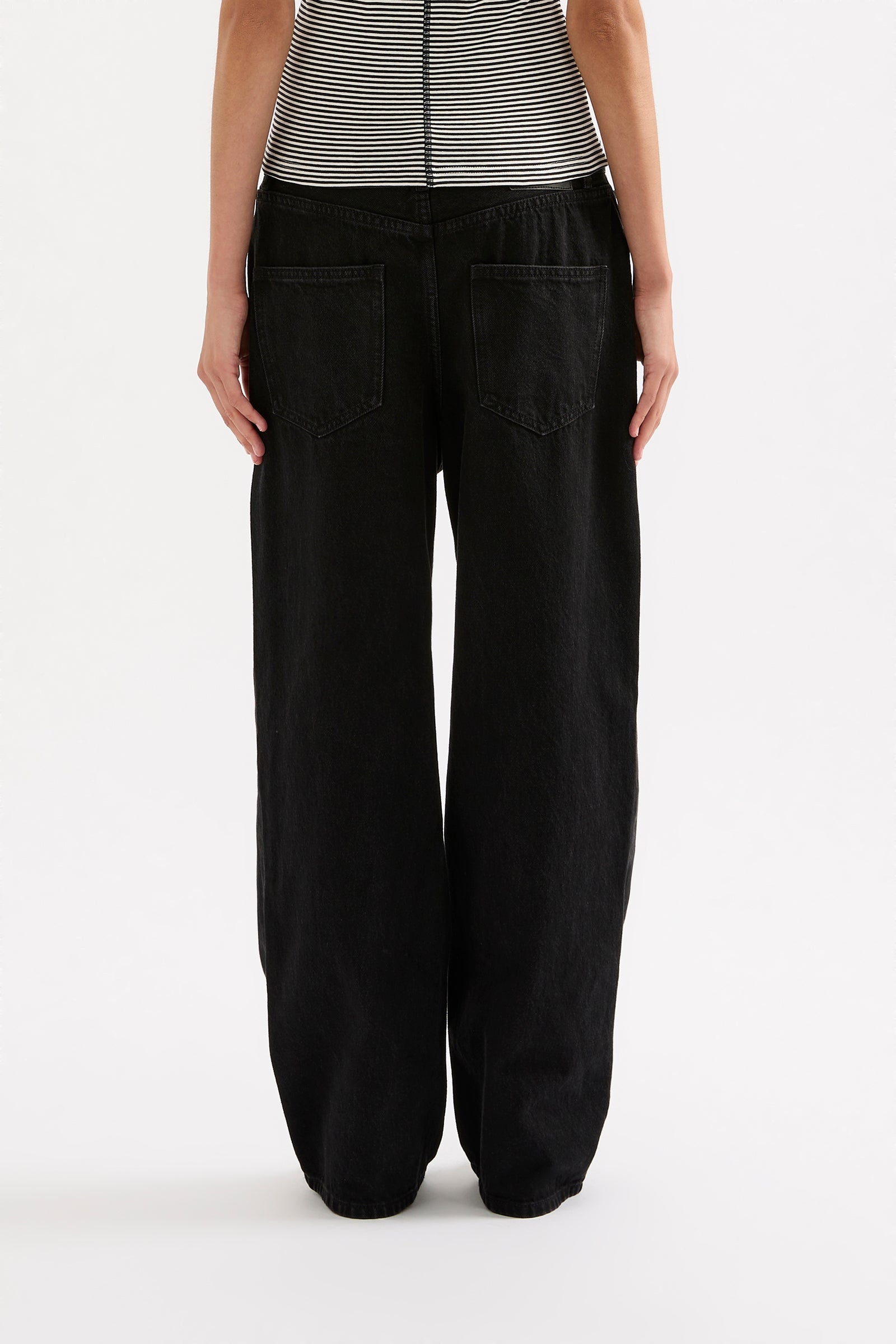 Organic Baggy Jean Vintage Black 