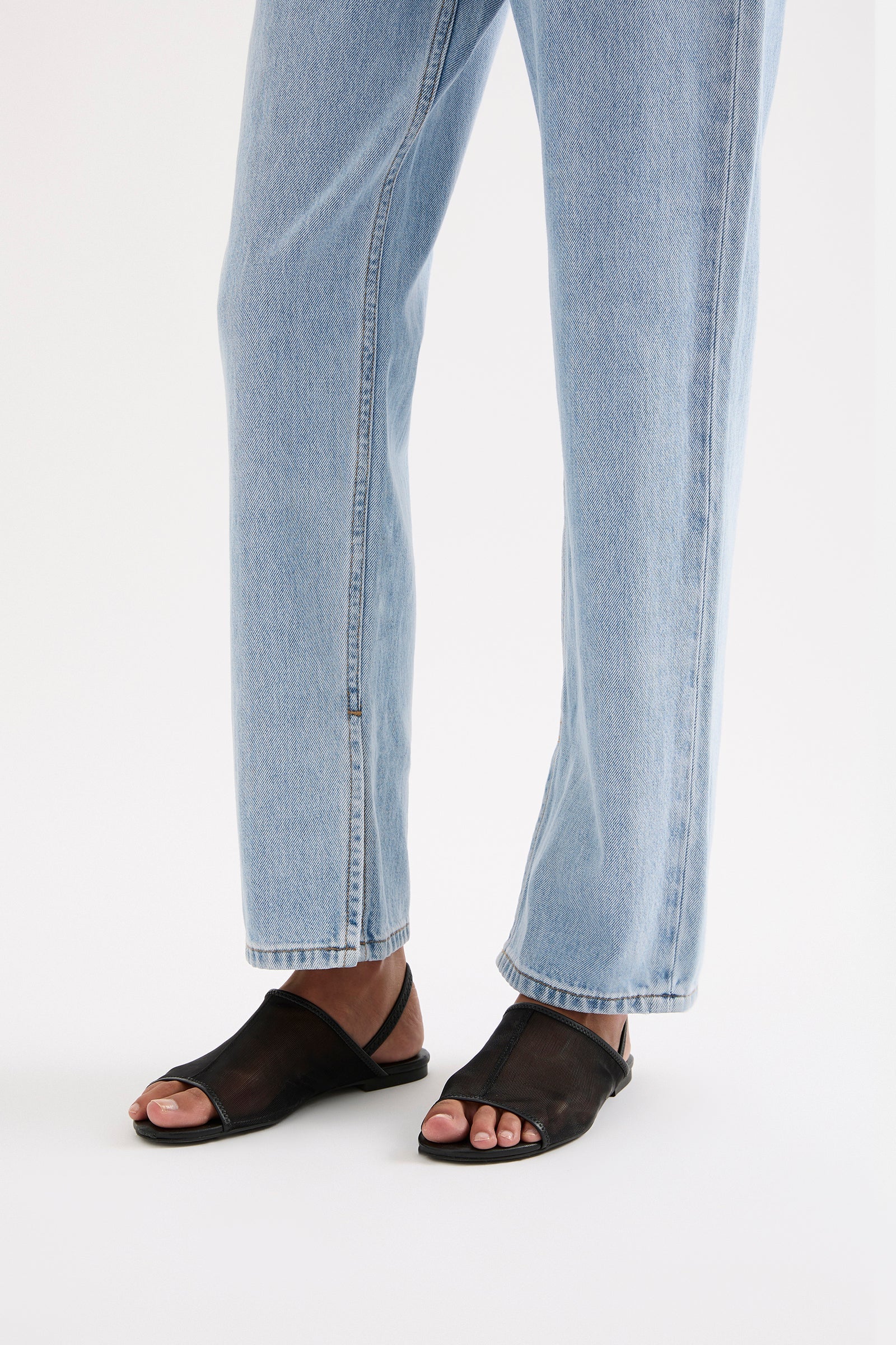 Organic Split Hem Jean 90s Blue 