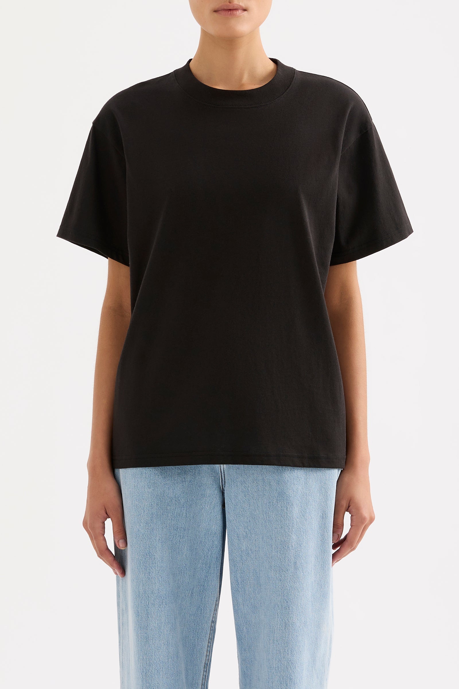 Organic Boyfriend Tee Black 