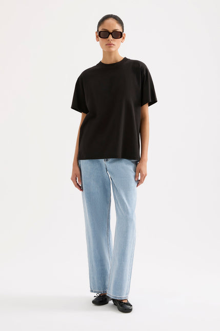 Organic Boyfriend Tee Black 