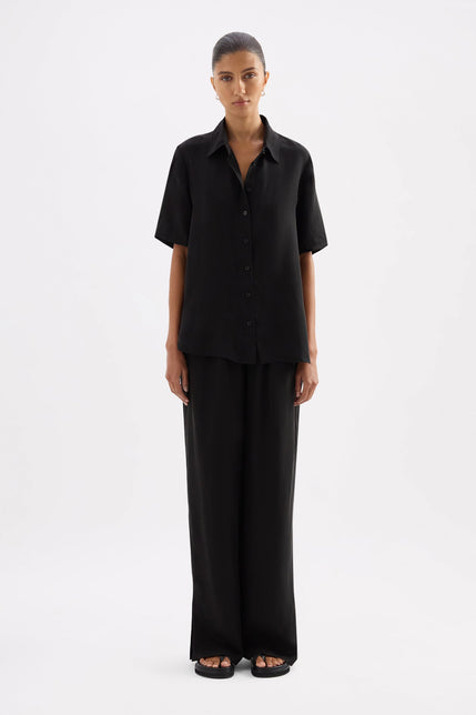 Dara Cupro Pant Black 