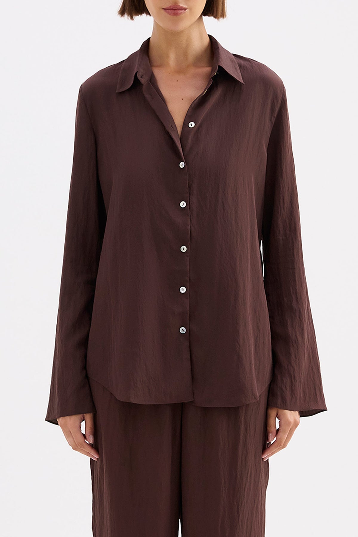 Alia Shirt Raisin 