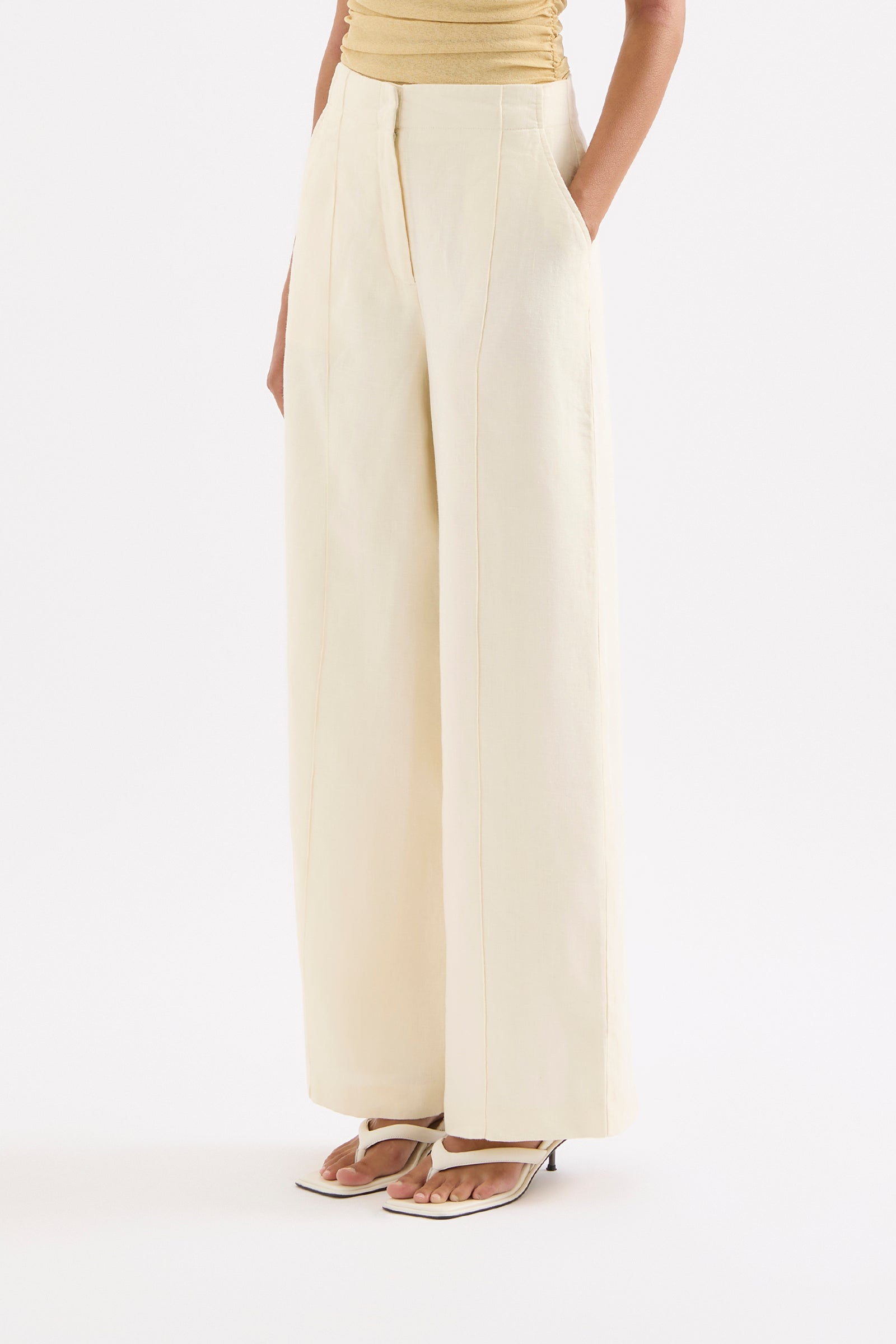 Theo Linen Pant Chamomile 