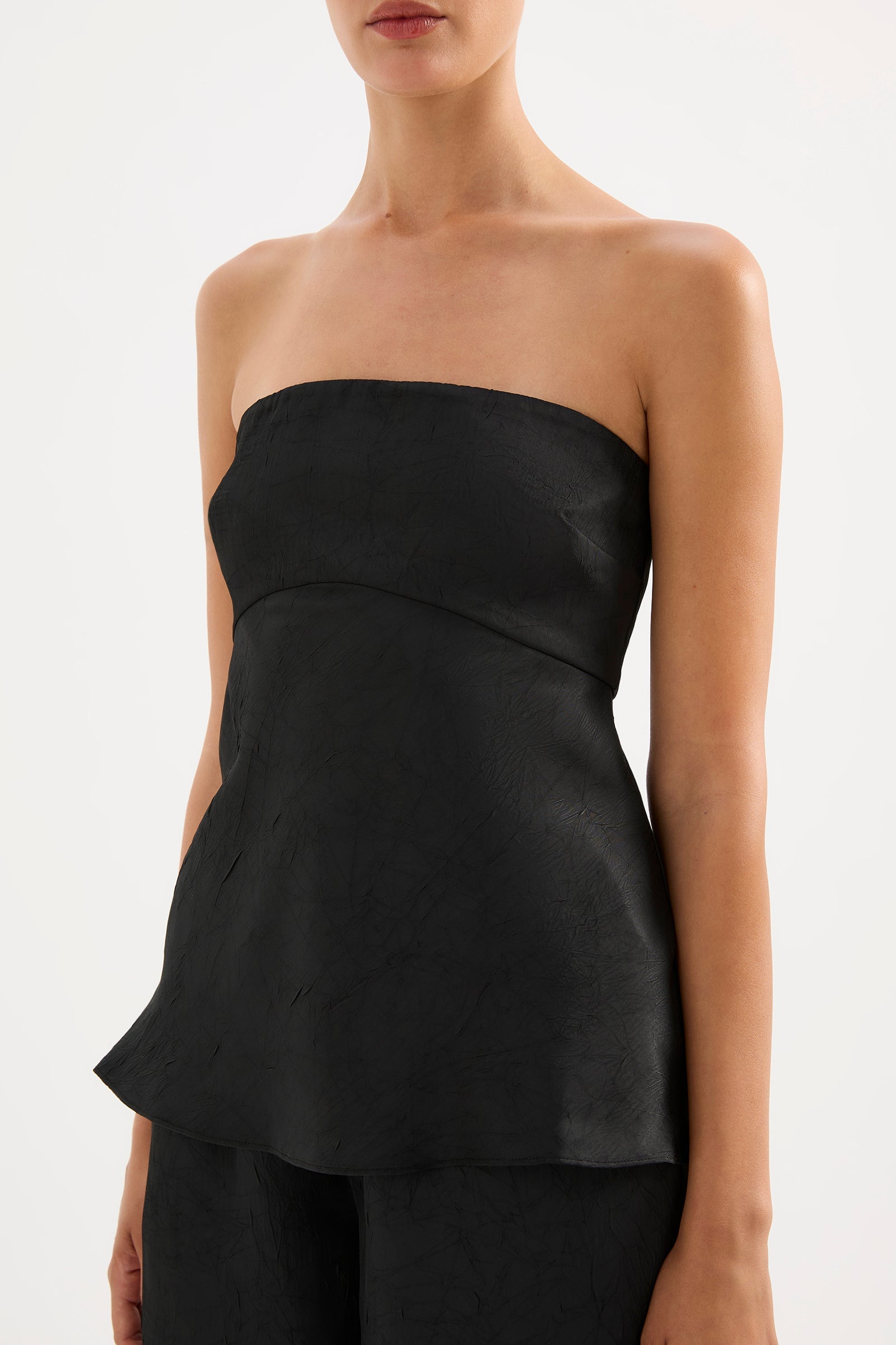 Pandora Strapless Top Black 