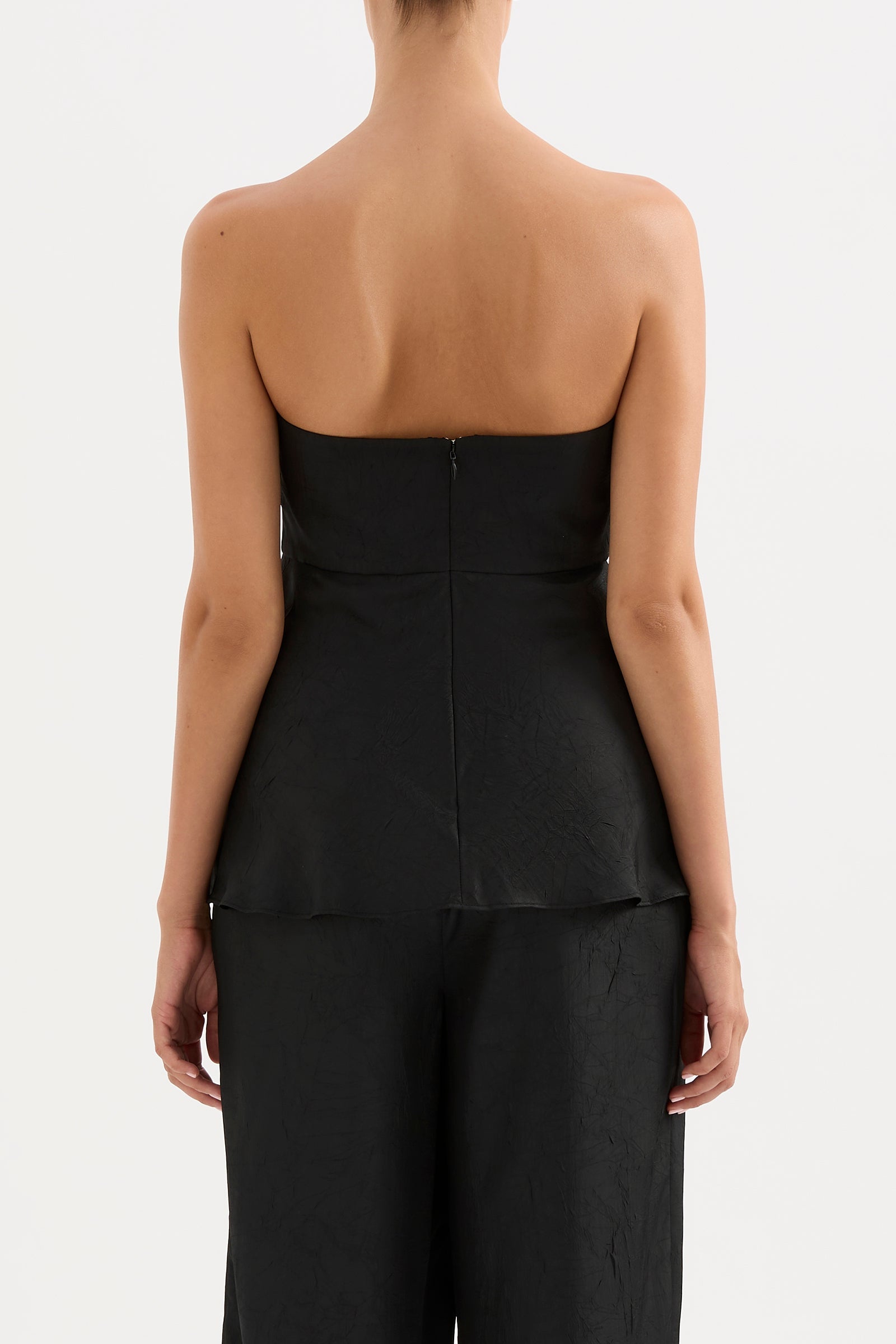 Pandora Strapless Top Black 