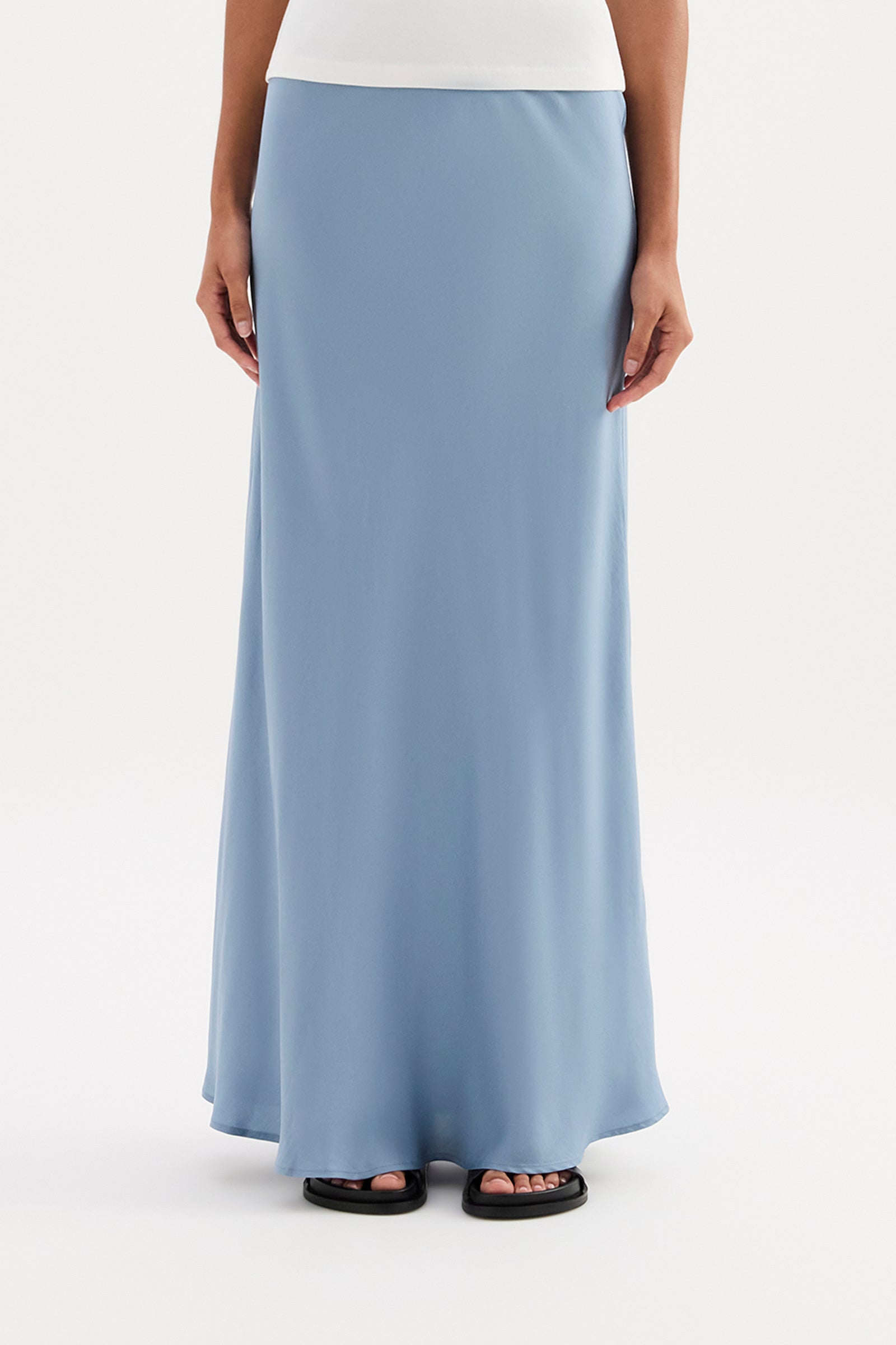 Lawton Tencel Skirt Frost 