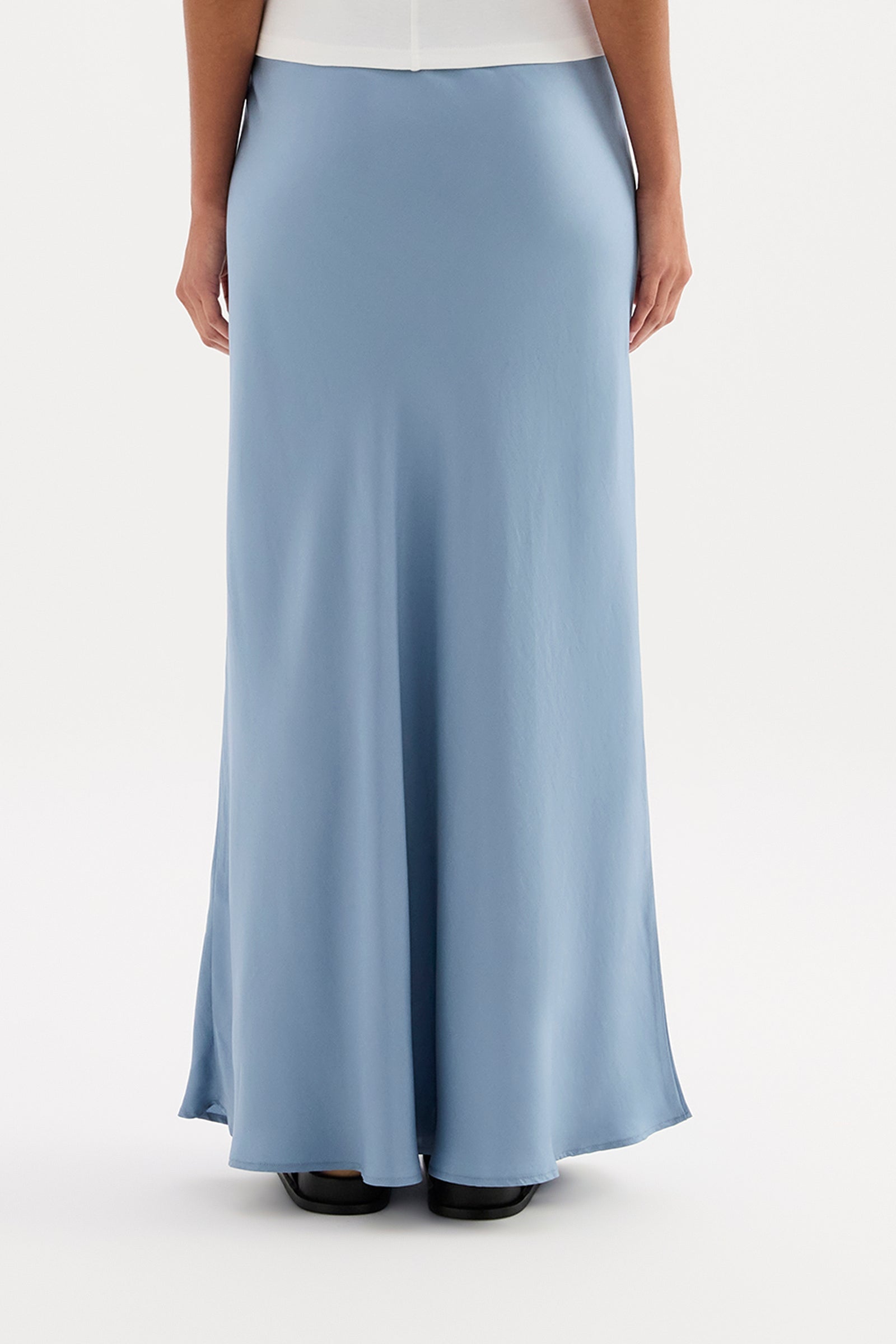 Lawton Tencel Skirt Frost 