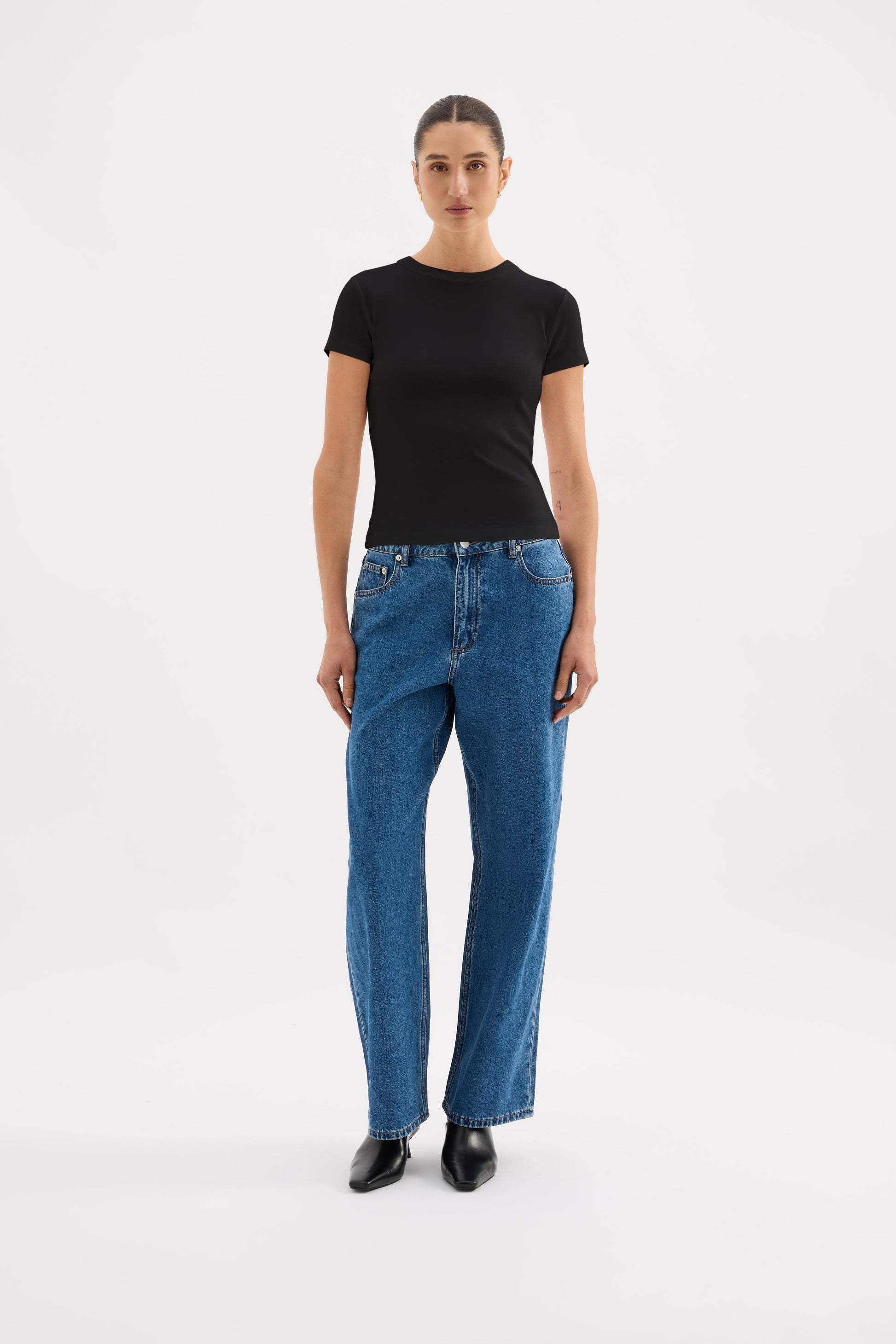 Organic Baby Tee Black 