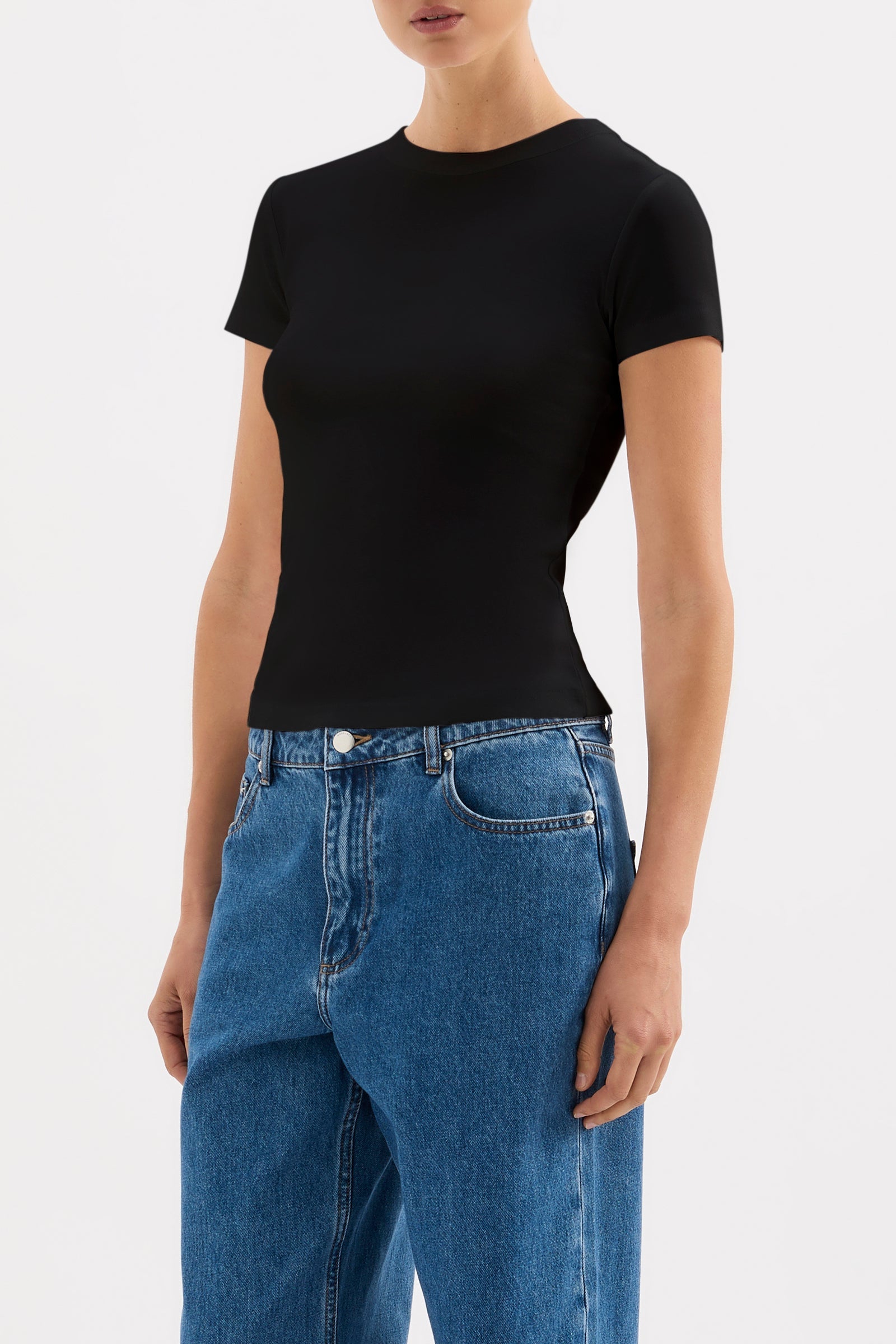 Organic Baby Tee Black 