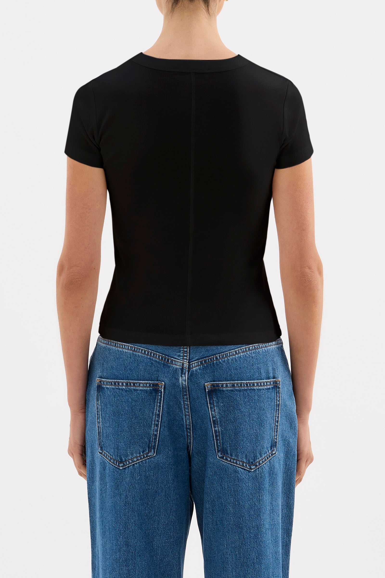 Organic Baby Tee Black 
