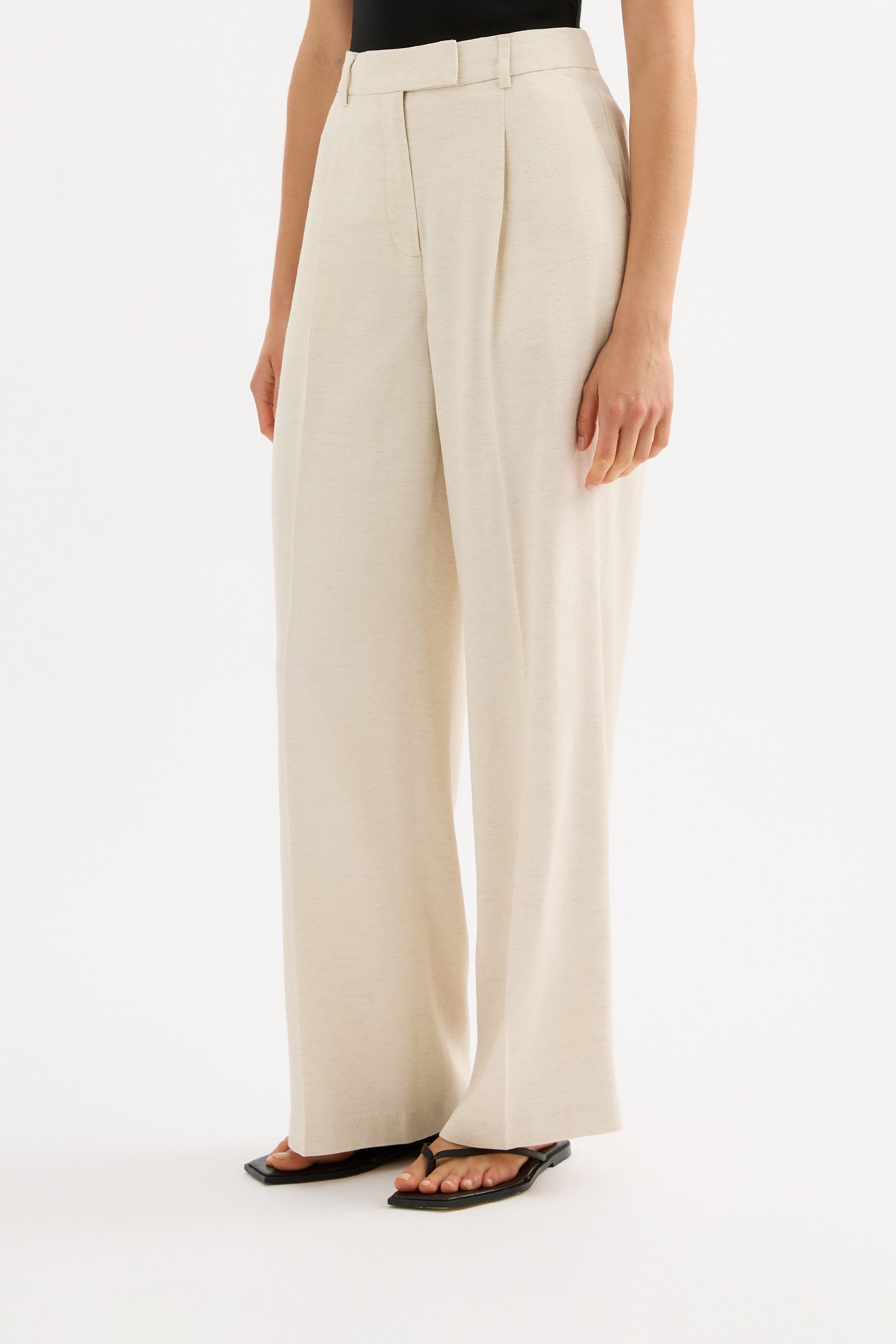 Logan Tailored Pant Bone 