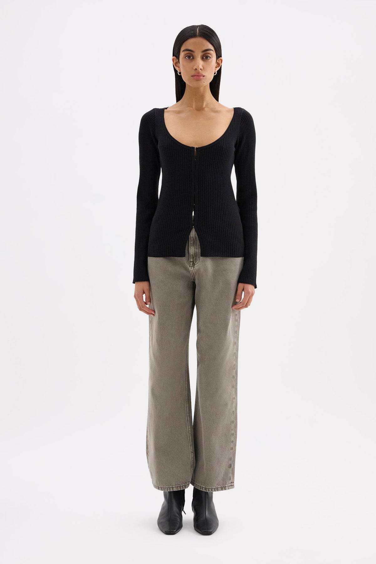 Arlotte Knit Cardigan Black 