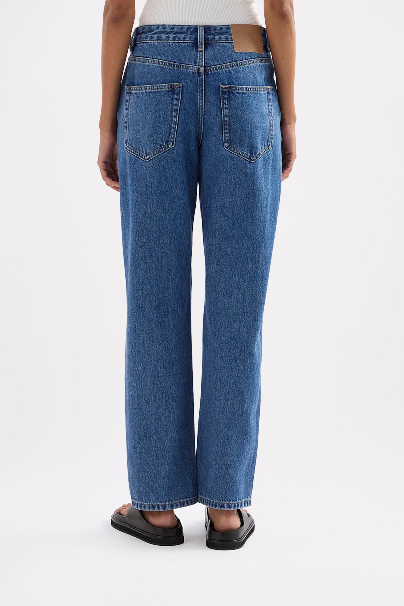 Organic Straight Leg Jean Royal Blue 