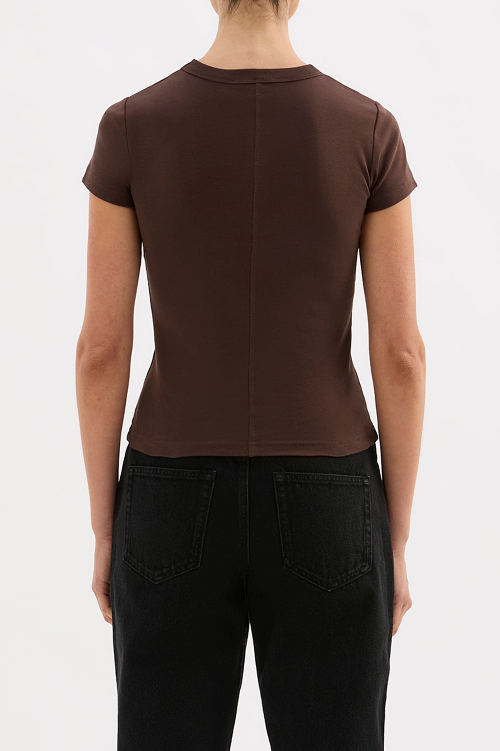 Organic Baby Tee Chocolate 