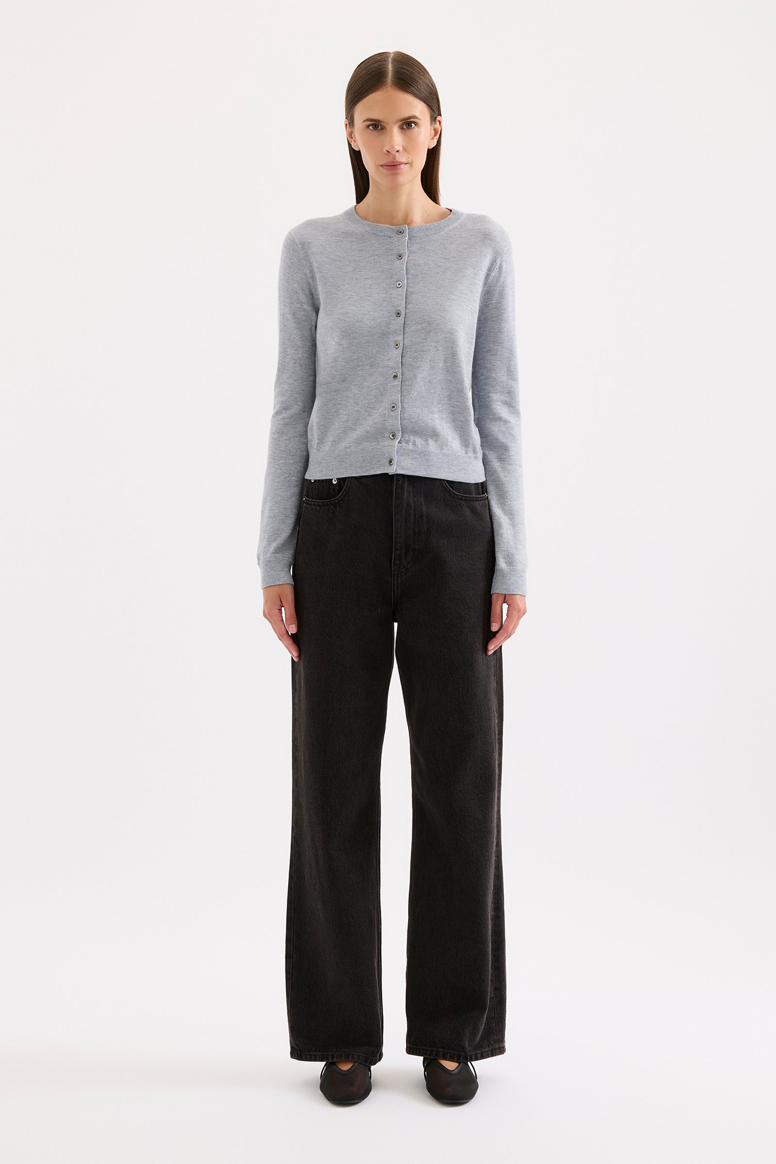 Rae Knit Cardigan Storm 