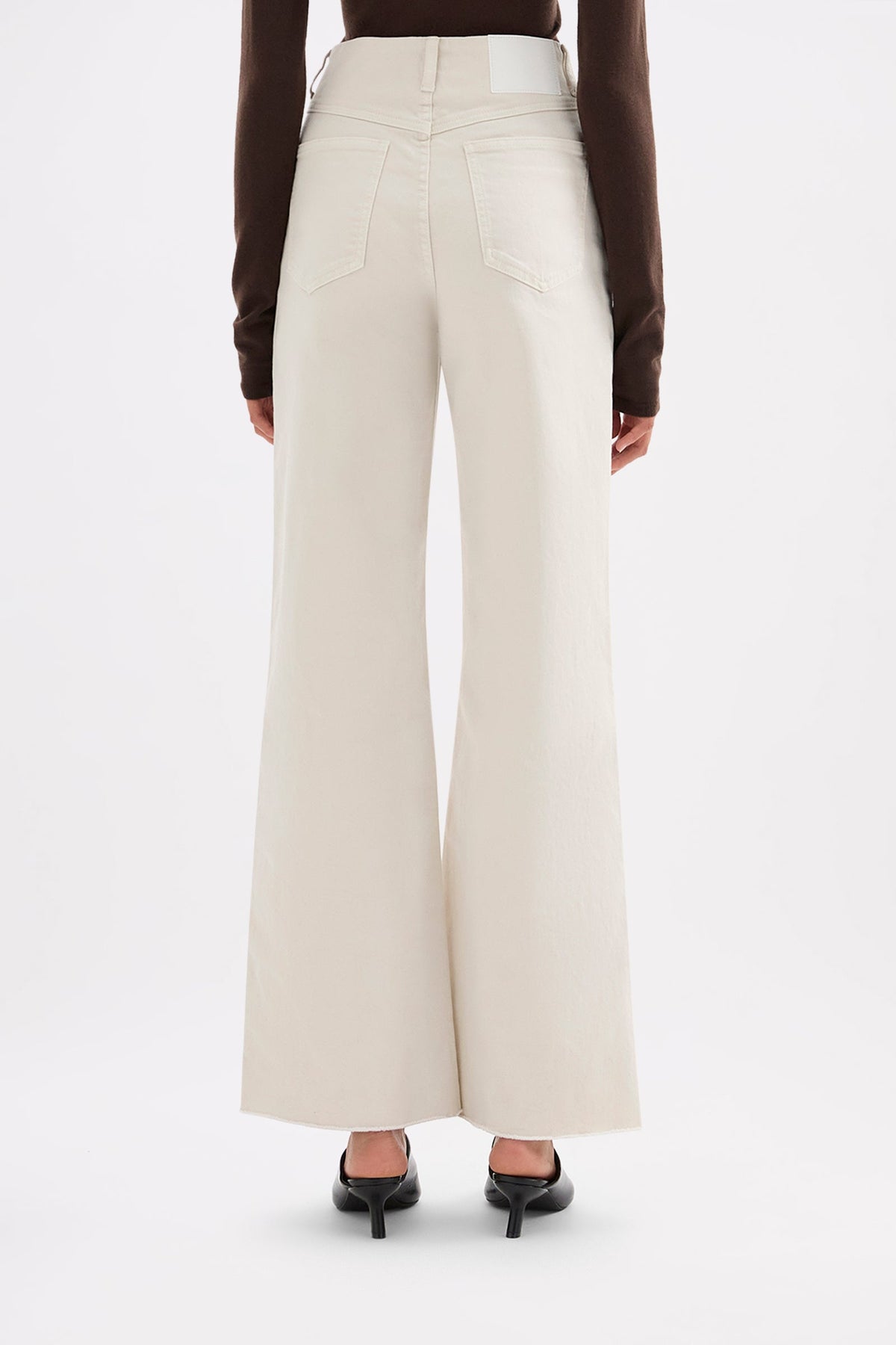 Celeste Stretch Wide Leg Jean Dune 