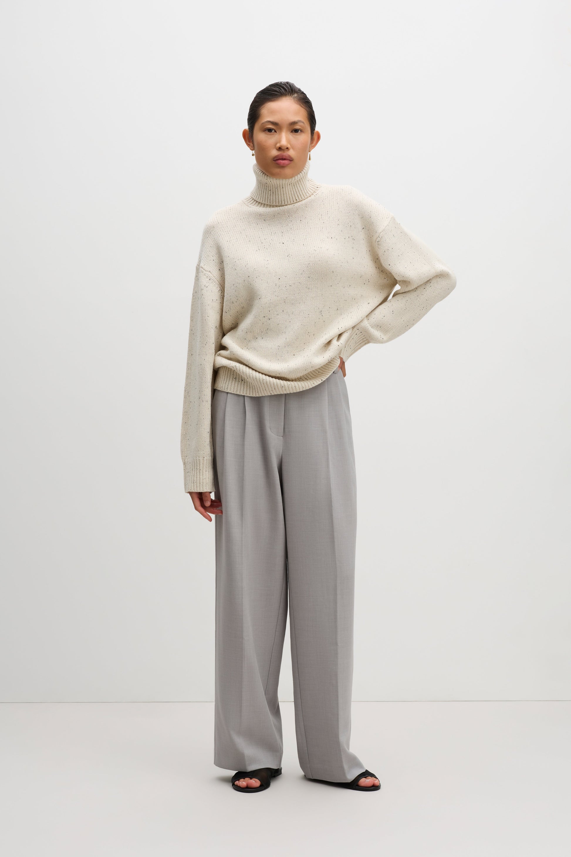 Elena Pant Heather Grey 