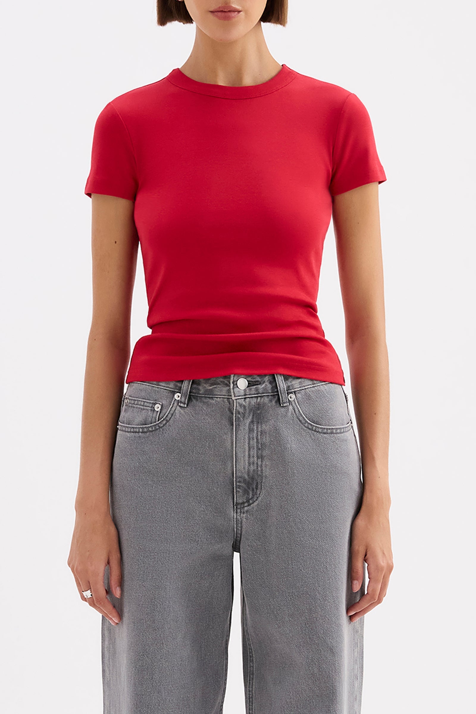 Organic Baby Tee Cherry 