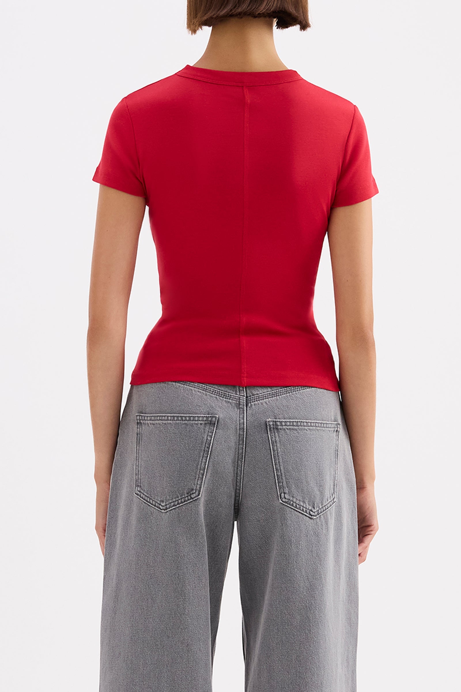 Organic Baby Tee Cherry 