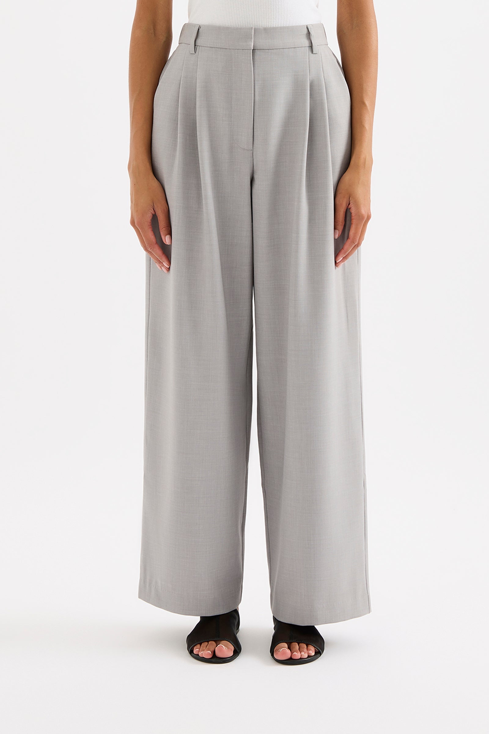 Elena Pant Heather Grey 