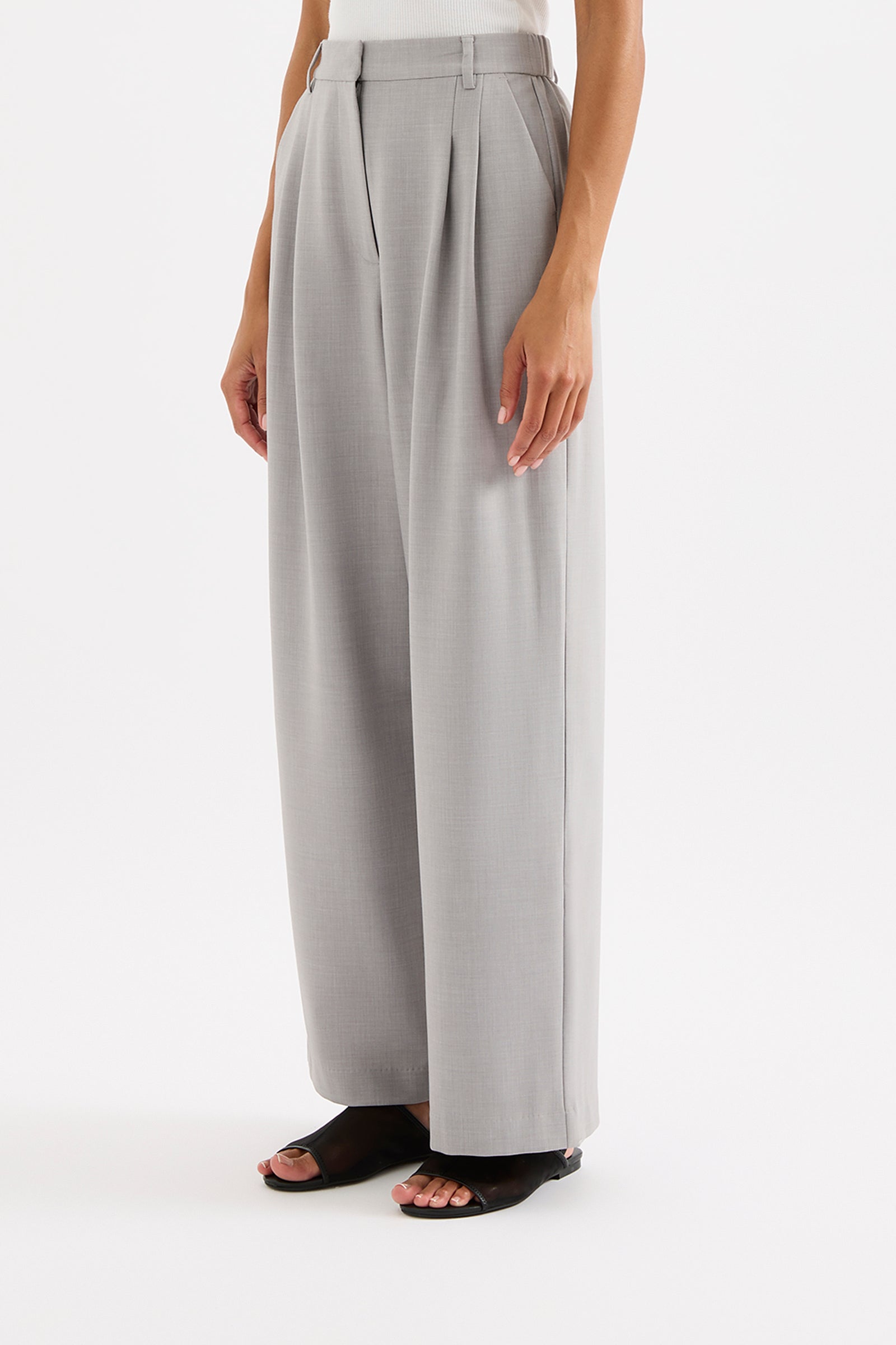 Elena Pant Heather Grey 