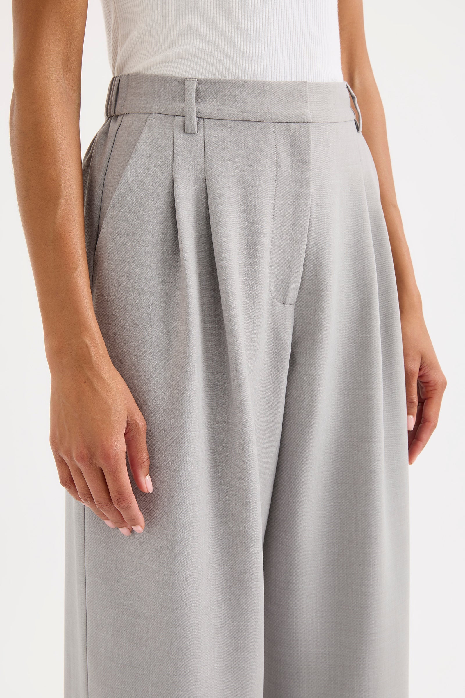 Elena Pant Heather Grey 