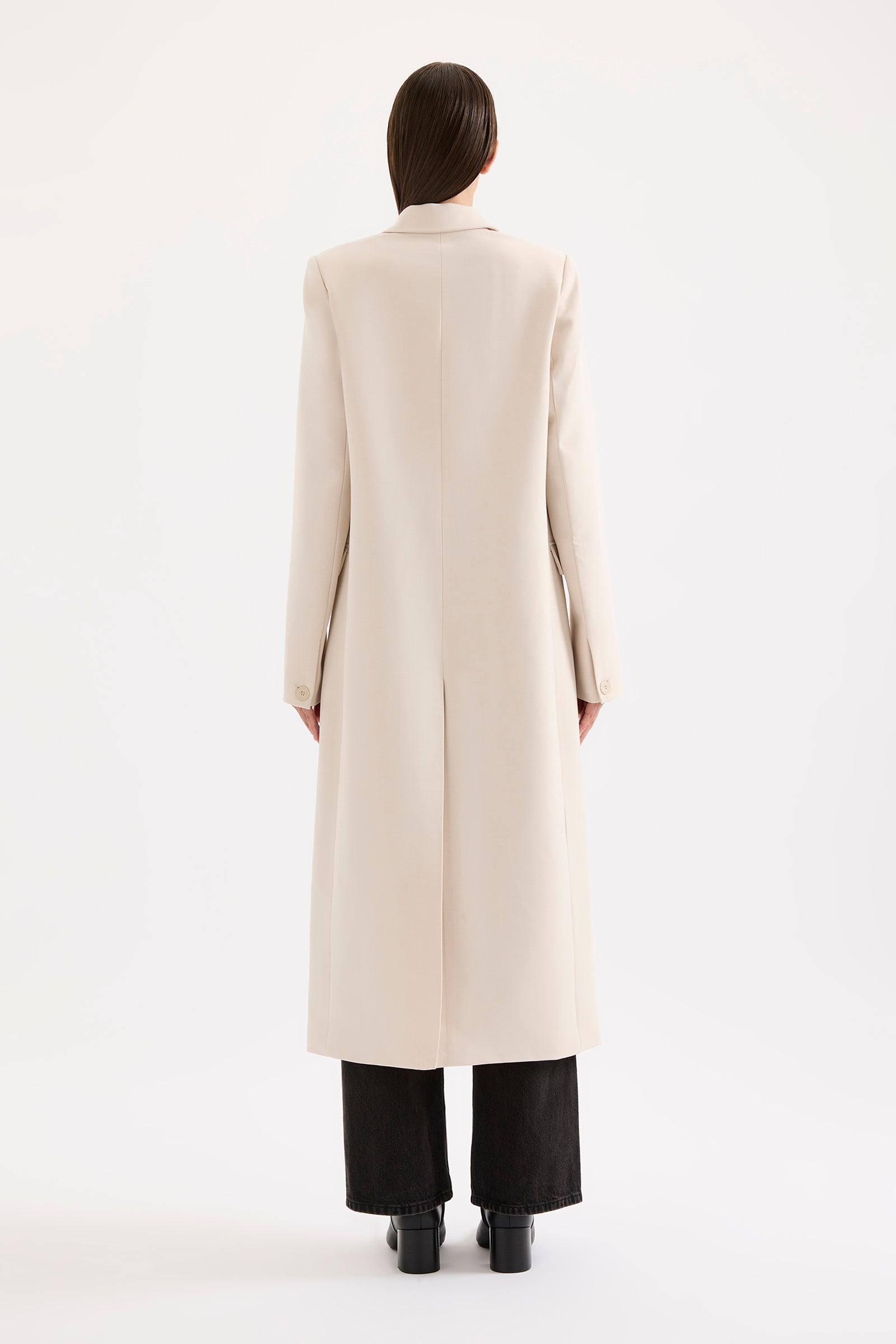 Jules Longline Blazer Buff 