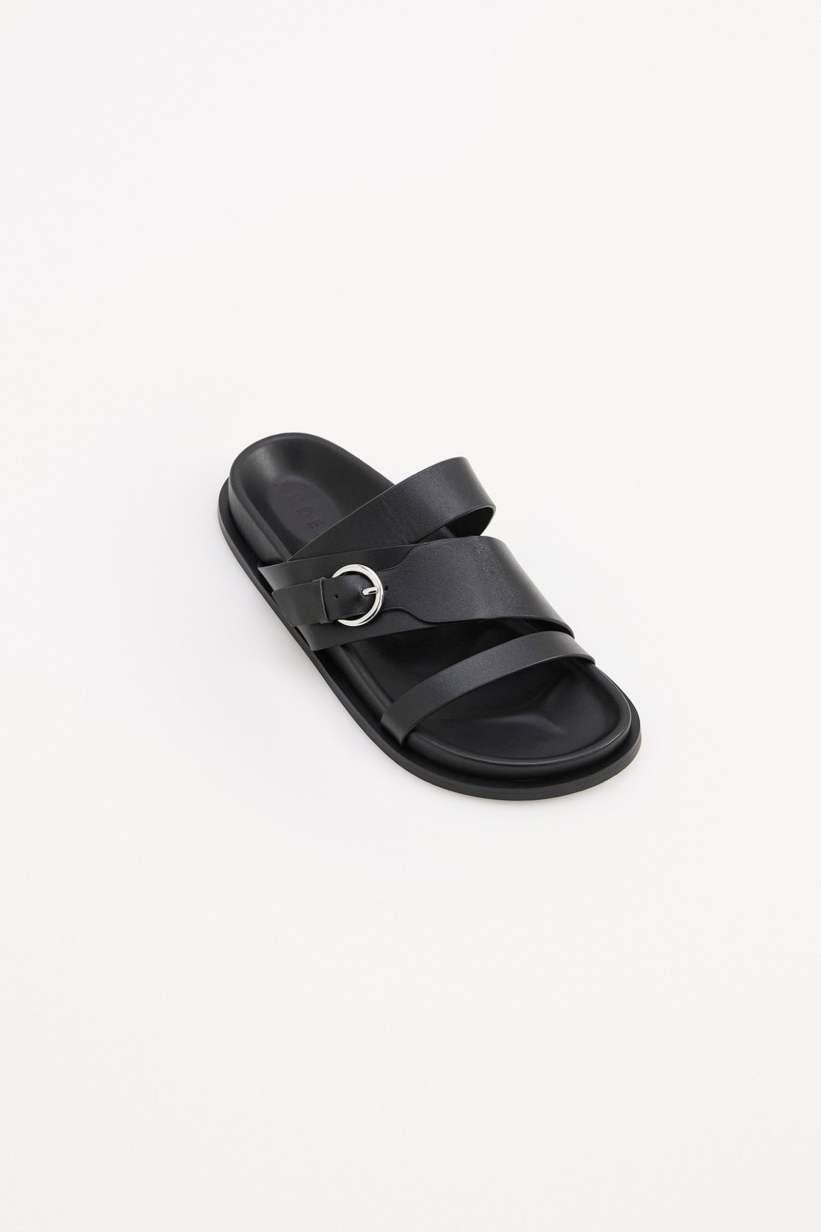 Rowan Leather Slide Black 
