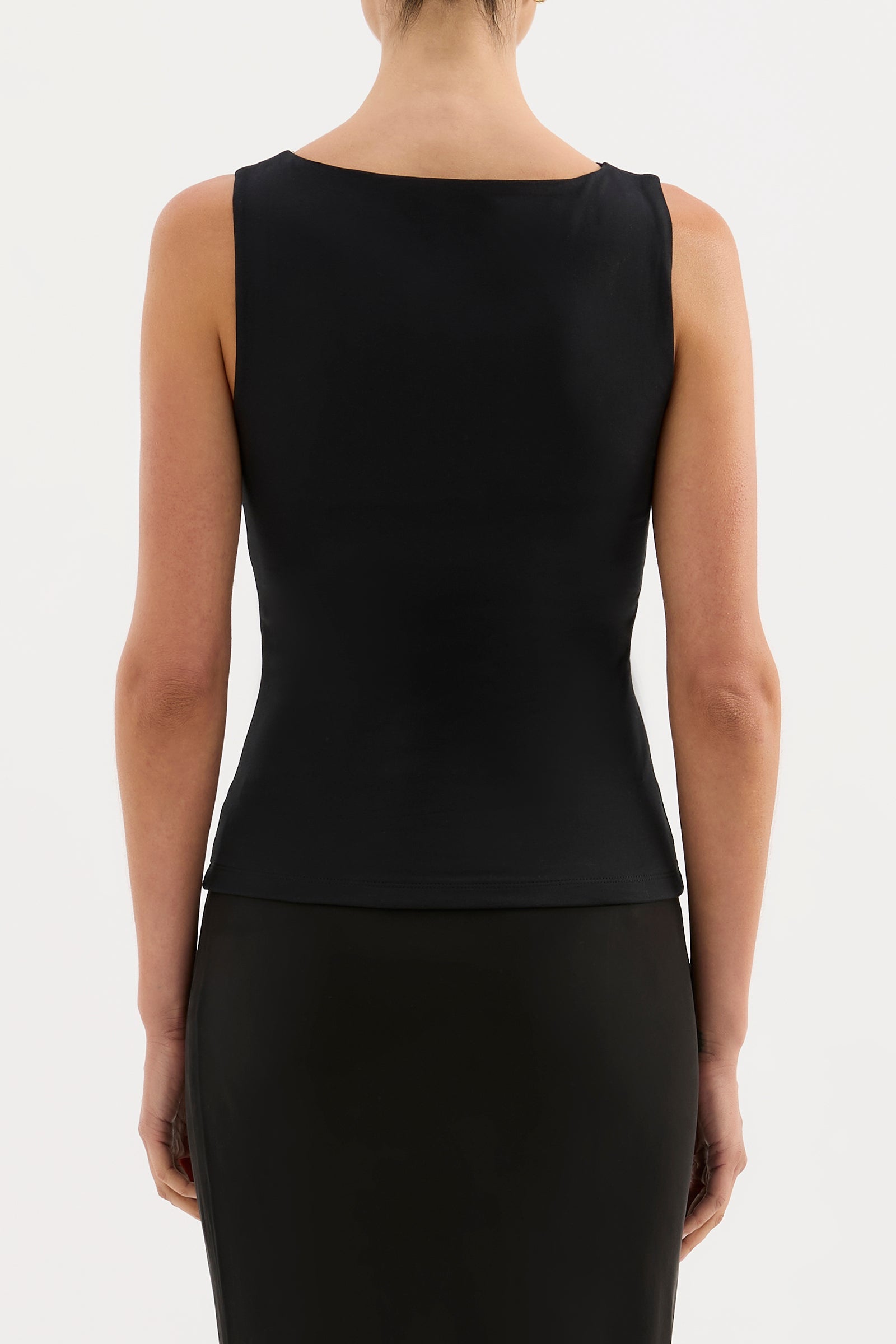 Lois Organic Tank Black 