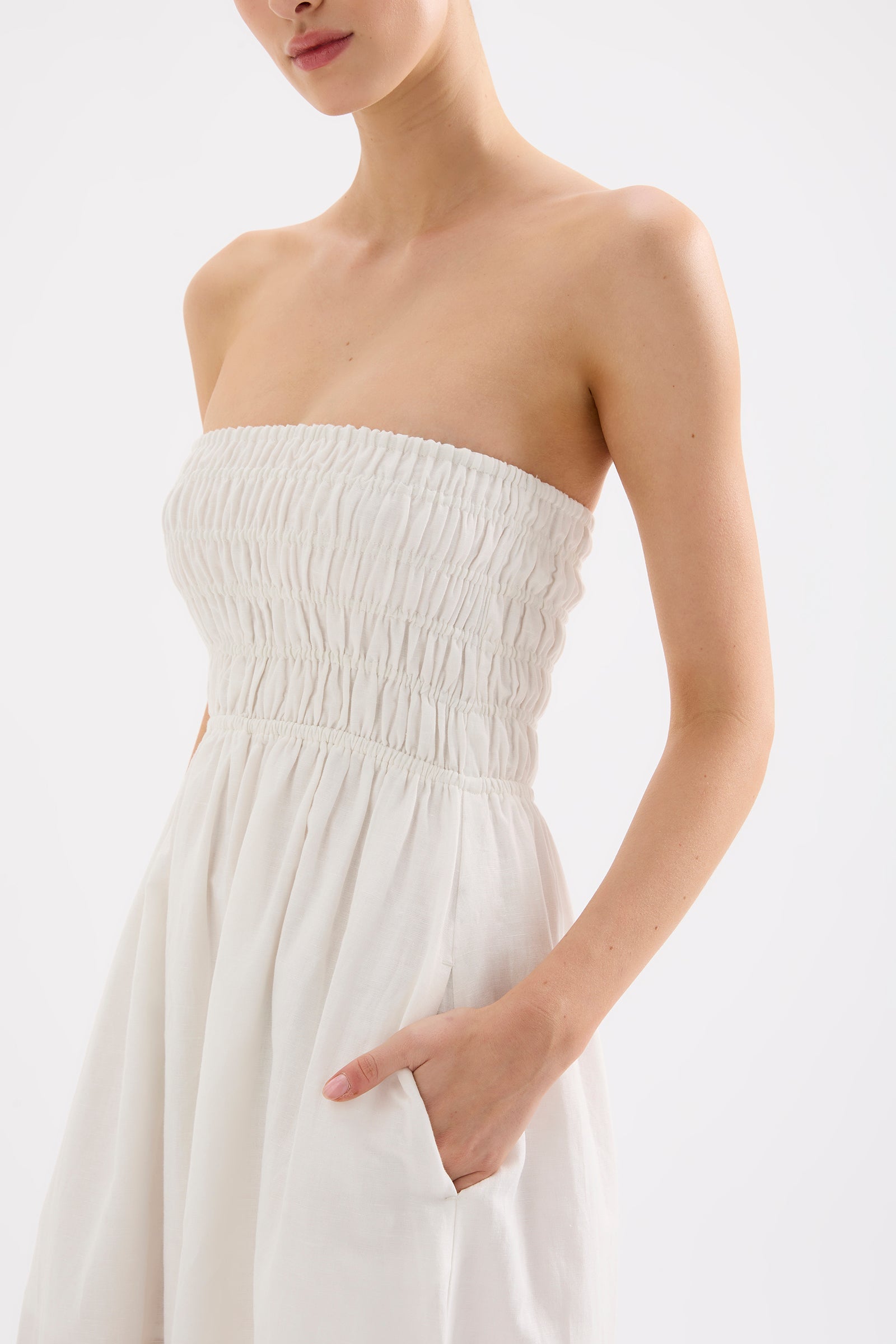 Zuri Maxi Dress White 