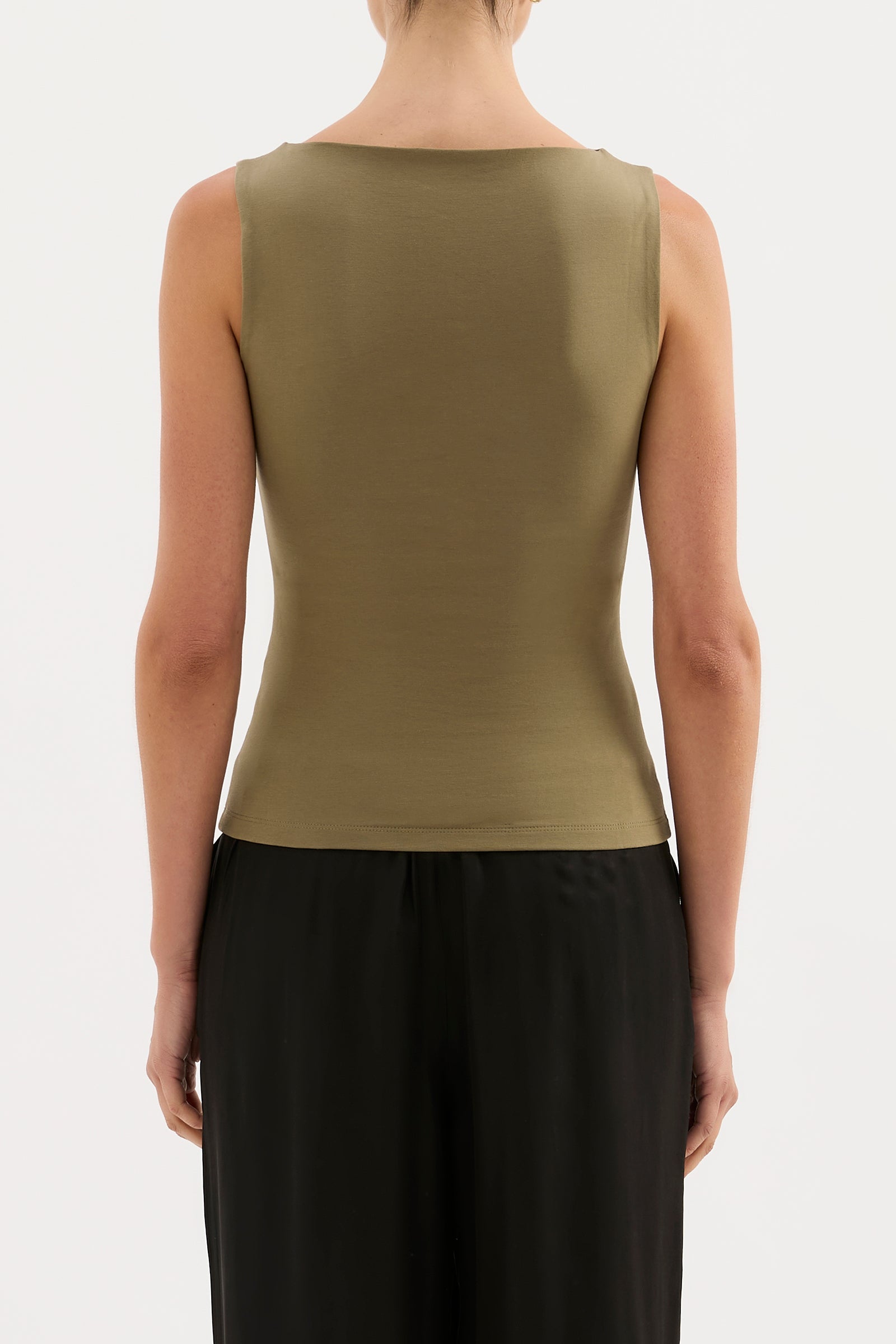 Lois Organic Tank Sage 